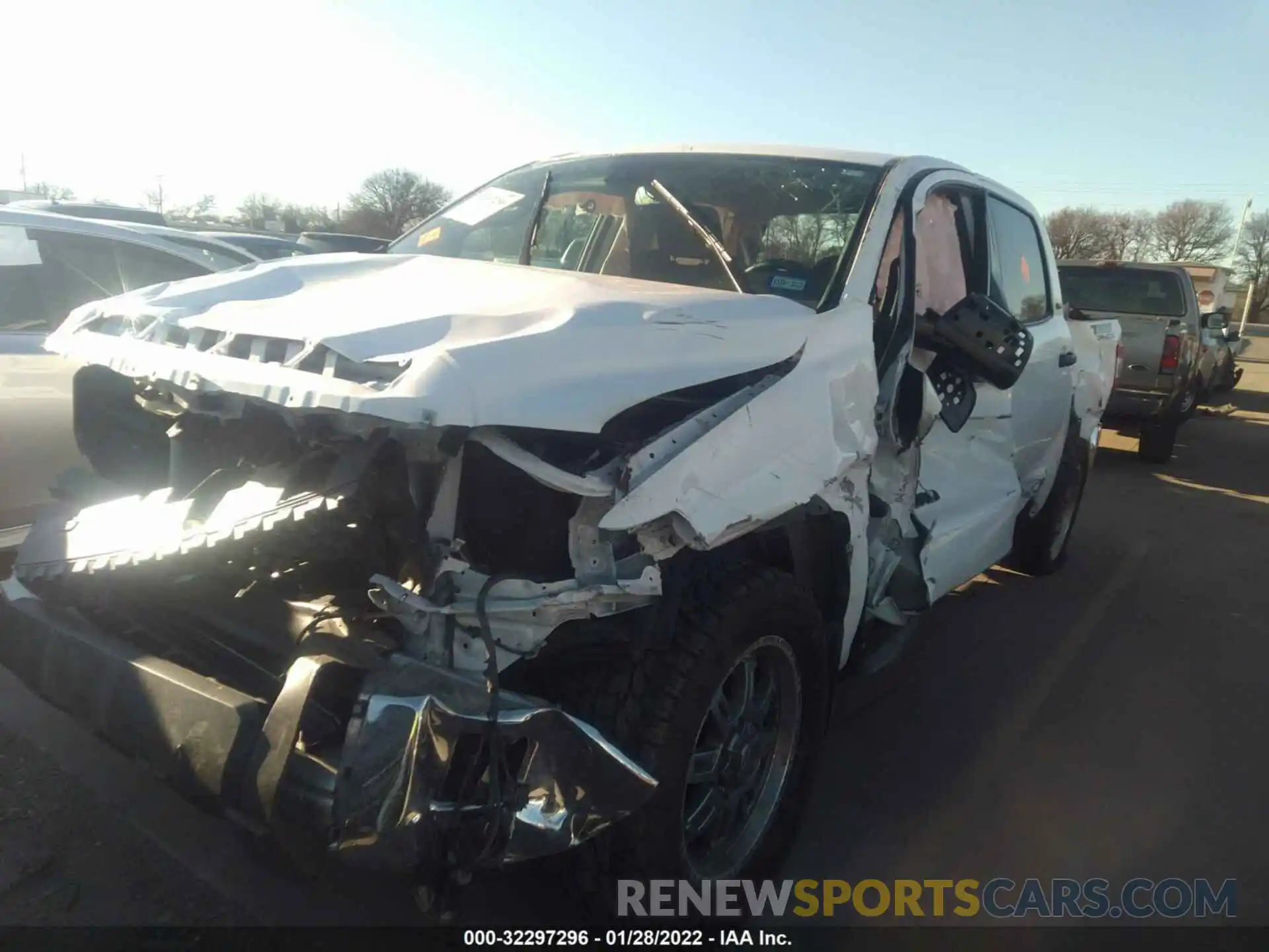 2 Photograph of a damaged car 5TFEY5F19LX270433 TOYOTA TUNDRA 2WD 2020