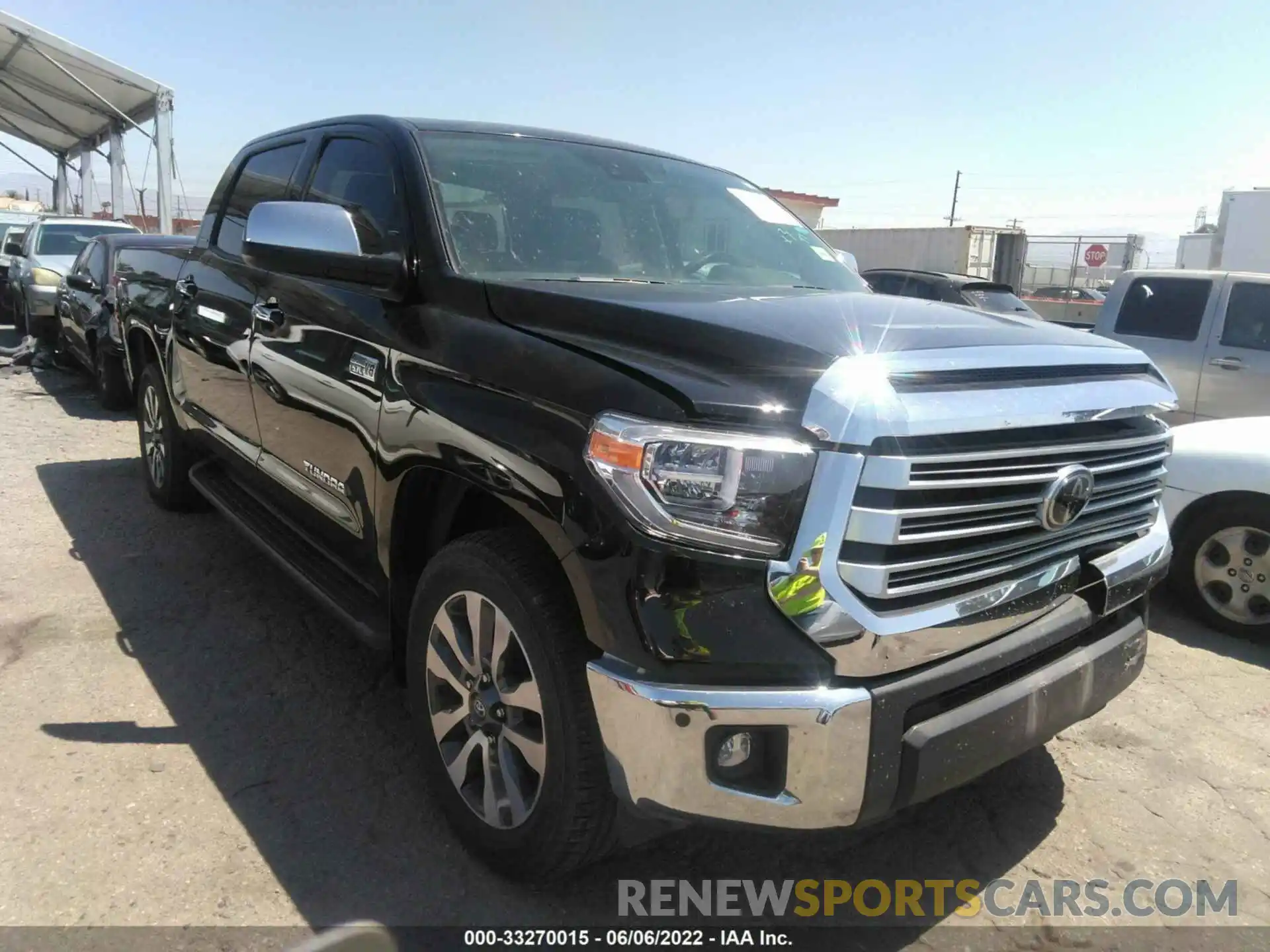 1 Photograph of a damaged car 5TFFY5F10LX269594 TOYOTA TUNDRA 2WD 2020