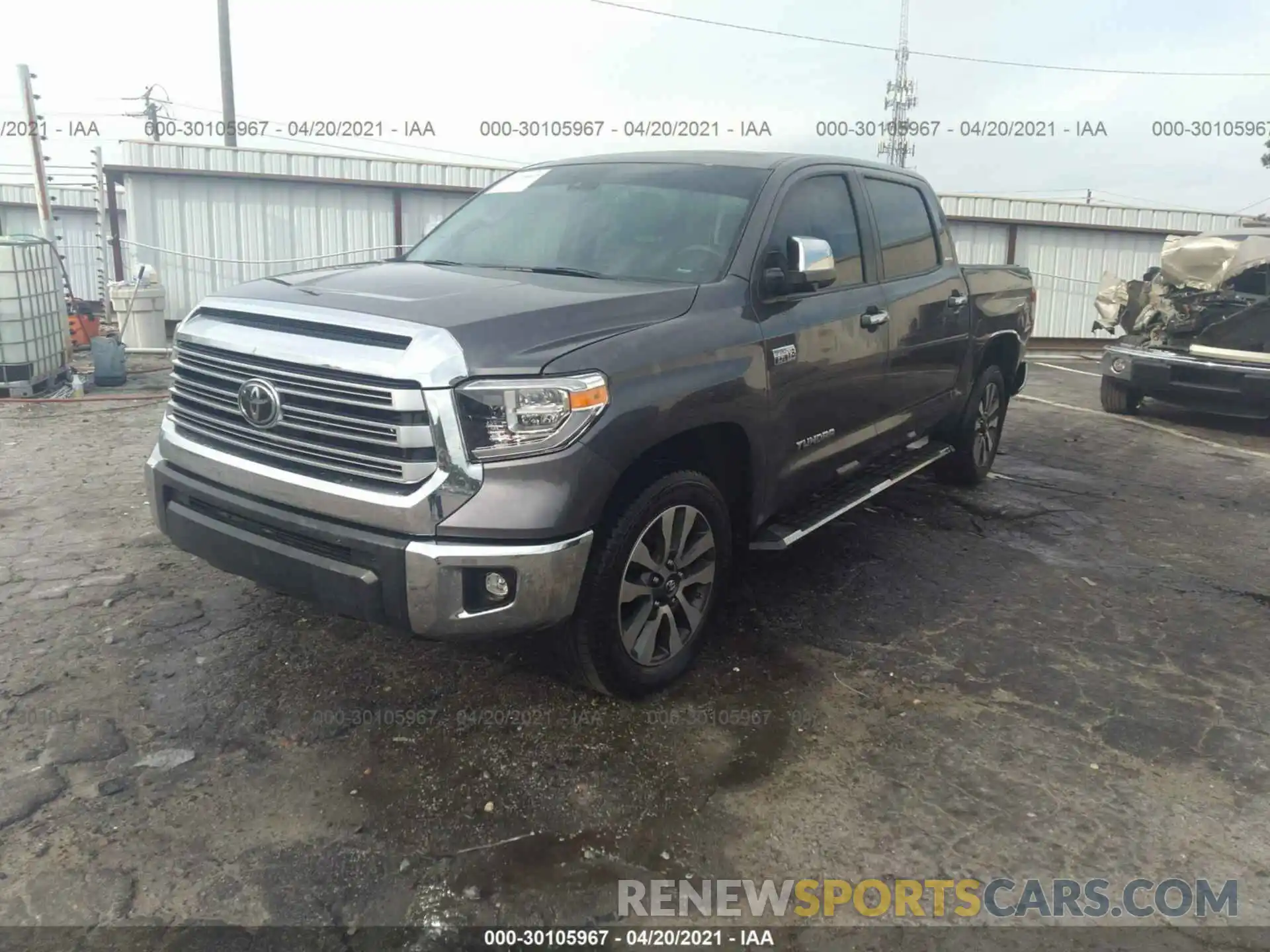 2 Photograph of a damaged car 5TFFY5F15LX271132 TOYOTA TUNDRA 2WD 2020