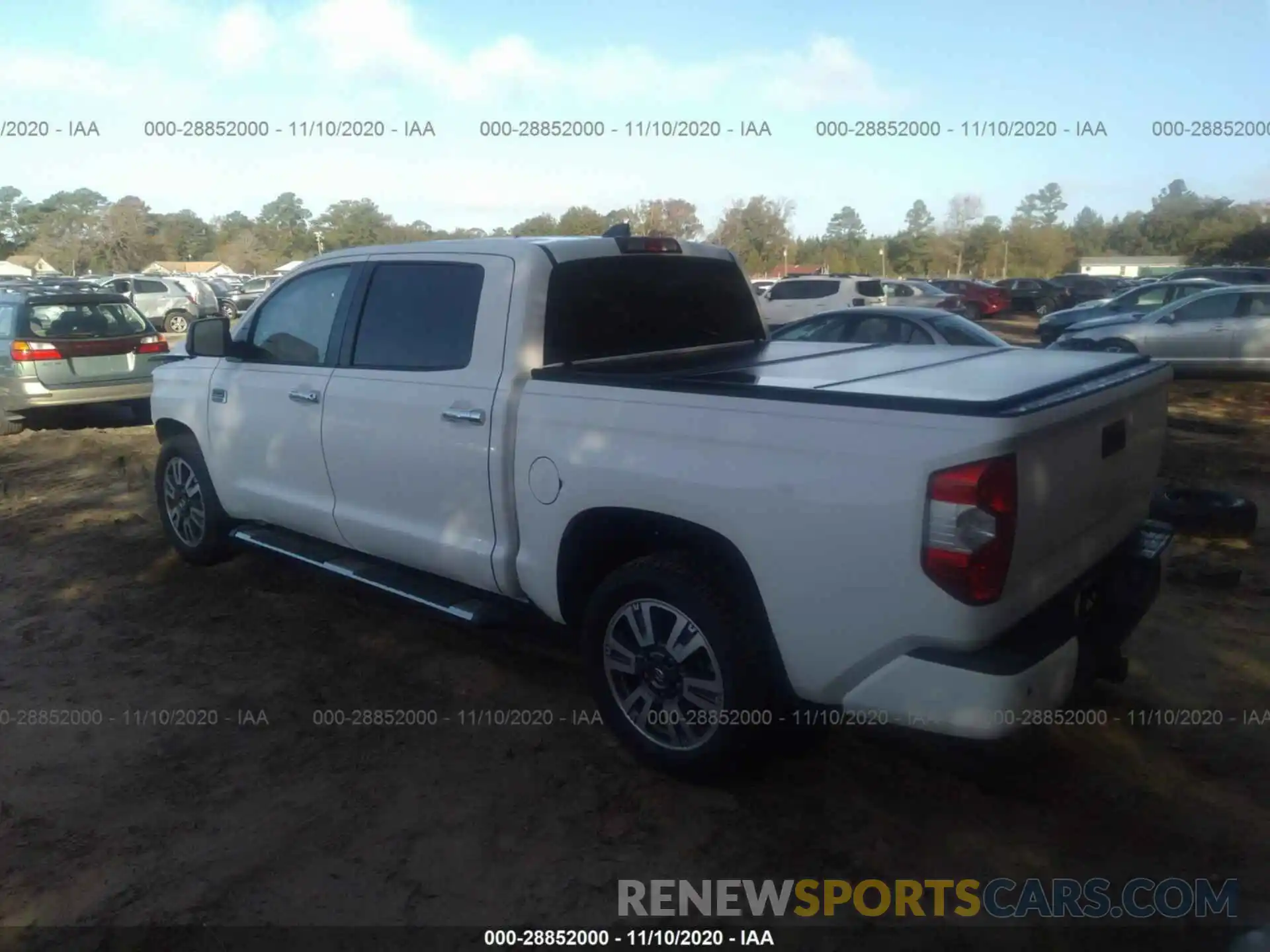 3 Photograph of a damaged car 5TFGY5F14LX262023 TOYOTA TUNDRA 2WD 2020