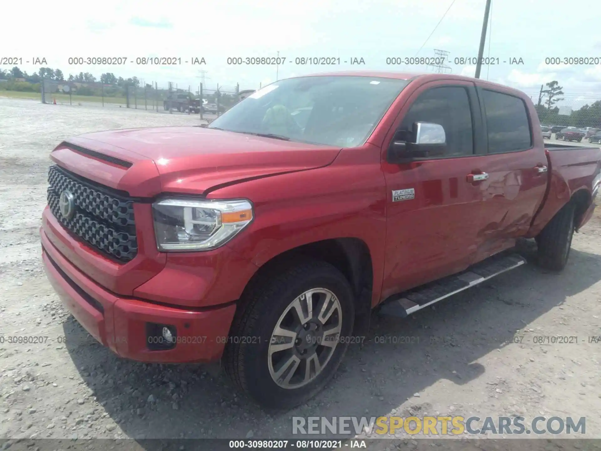 2 Photograph of a damaged car 5TFGY5F16LX269104 TOYOTA TUNDRA 2WD 2020