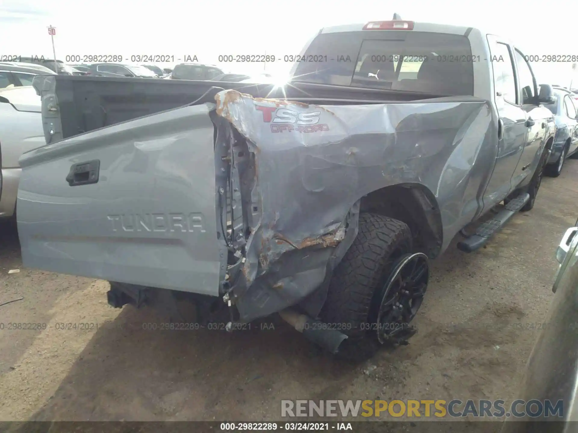 6 Photograph of a damaged car 5TFRY5F10LX256681 TOYOTA TUNDRA 2WD 2020