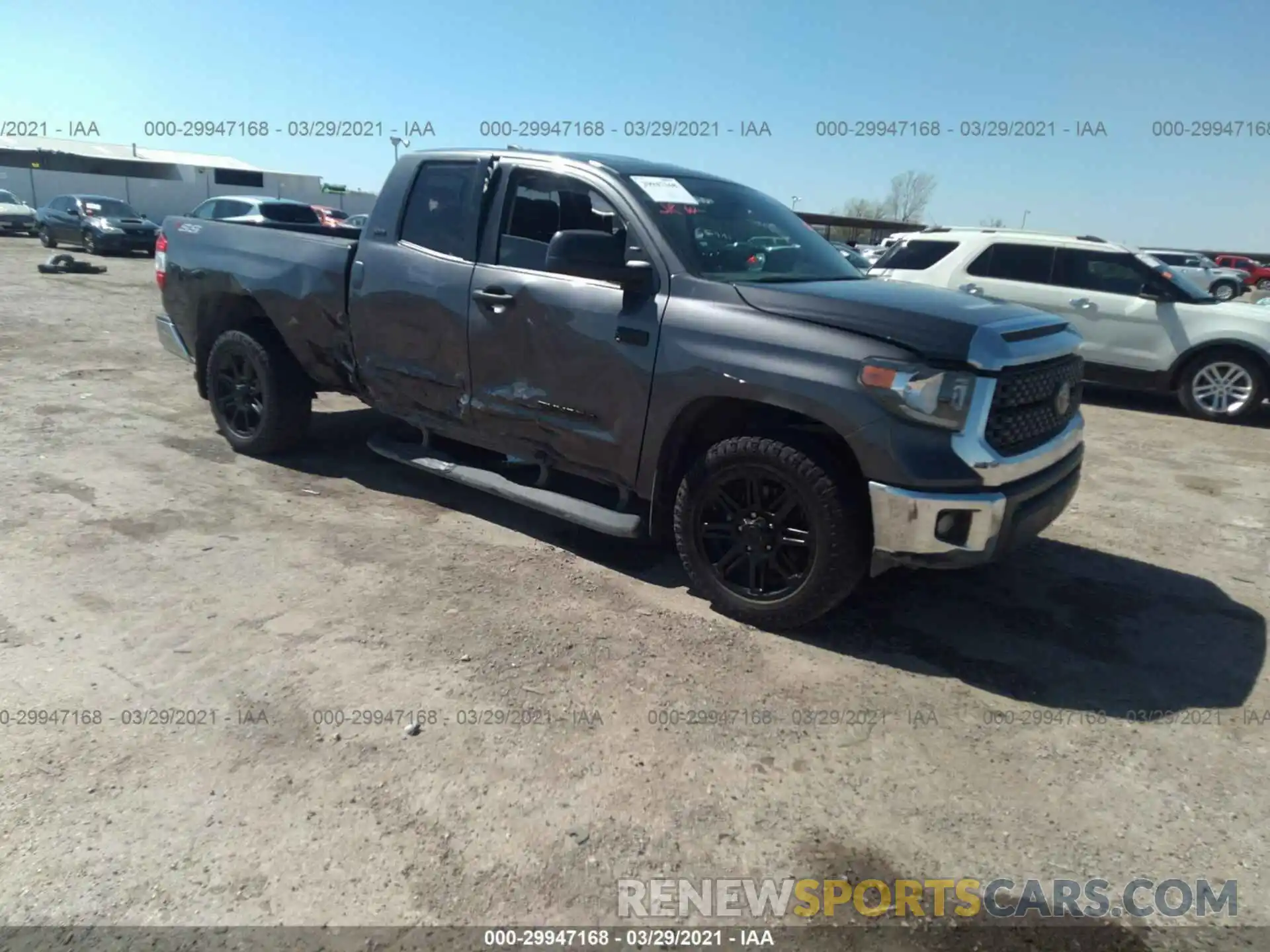 1 Photograph of a damaged car 5TFRY5F10LX257314 TOYOTA TUNDRA 2WD 2020