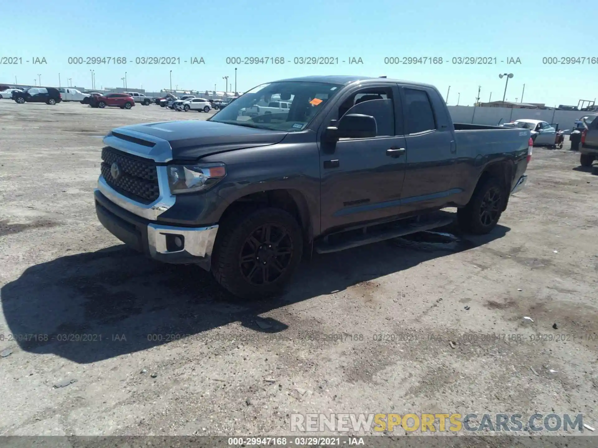 2 Photograph of a damaged car 5TFRY5F10LX257314 TOYOTA TUNDRA 2WD 2020