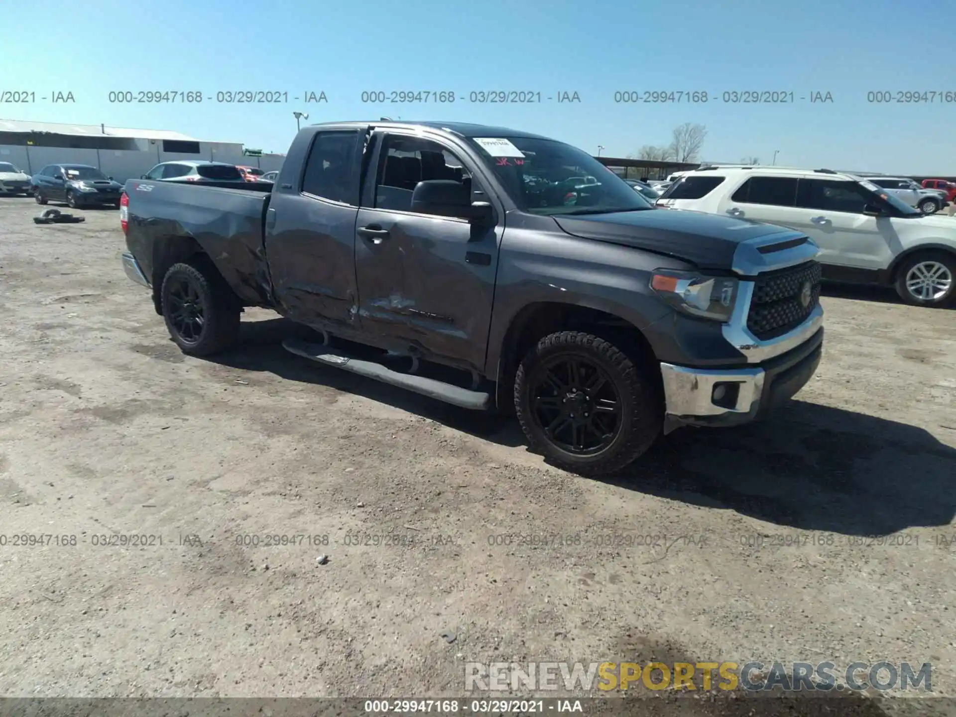 6 Photograph of a damaged car 5TFRY5F10LX257314 TOYOTA TUNDRA 2WD 2020