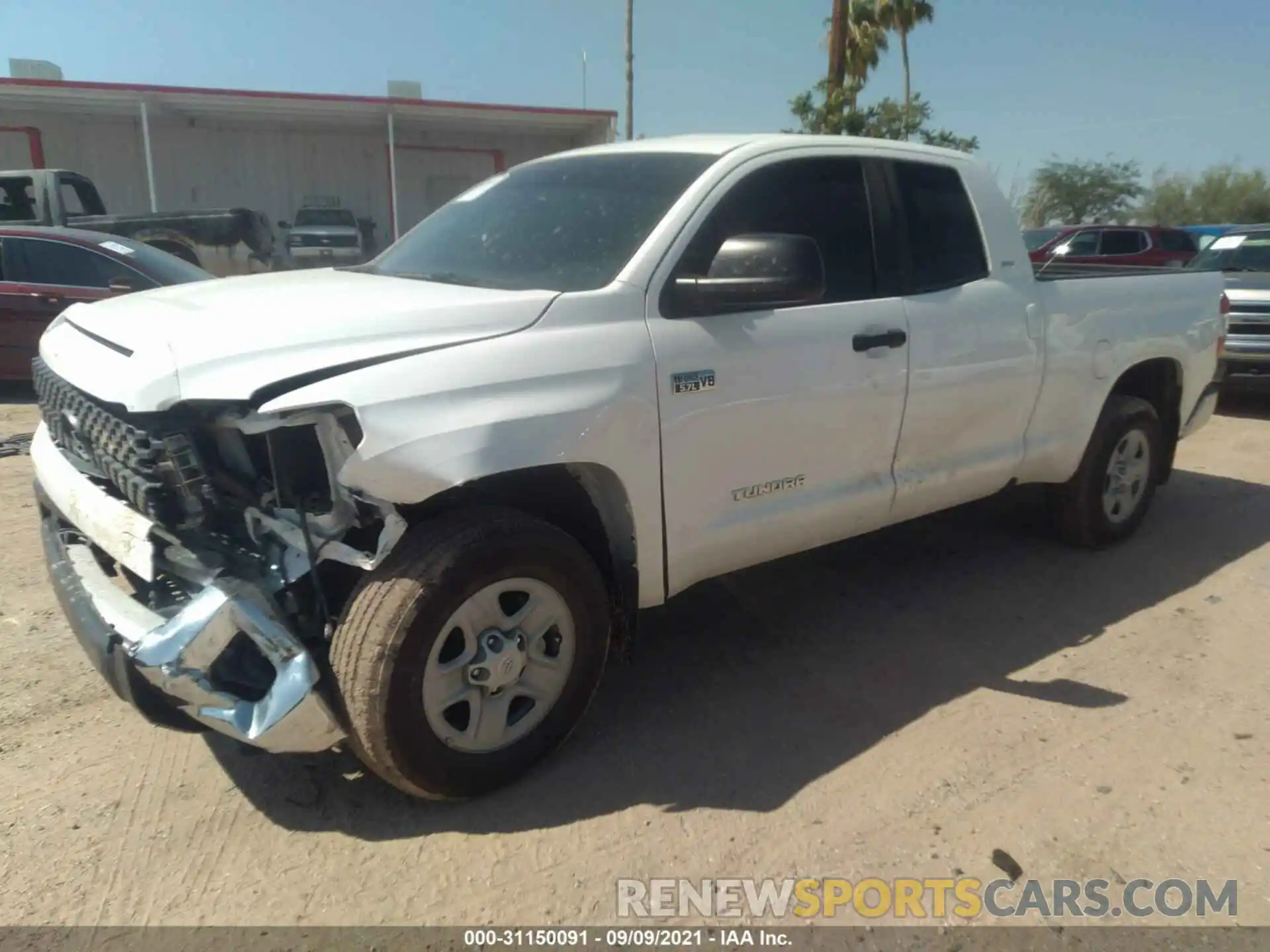 2 Photograph of a damaged car 5TFRY5F10LX270760 TOYOTA TUNDRA 2WD 2020