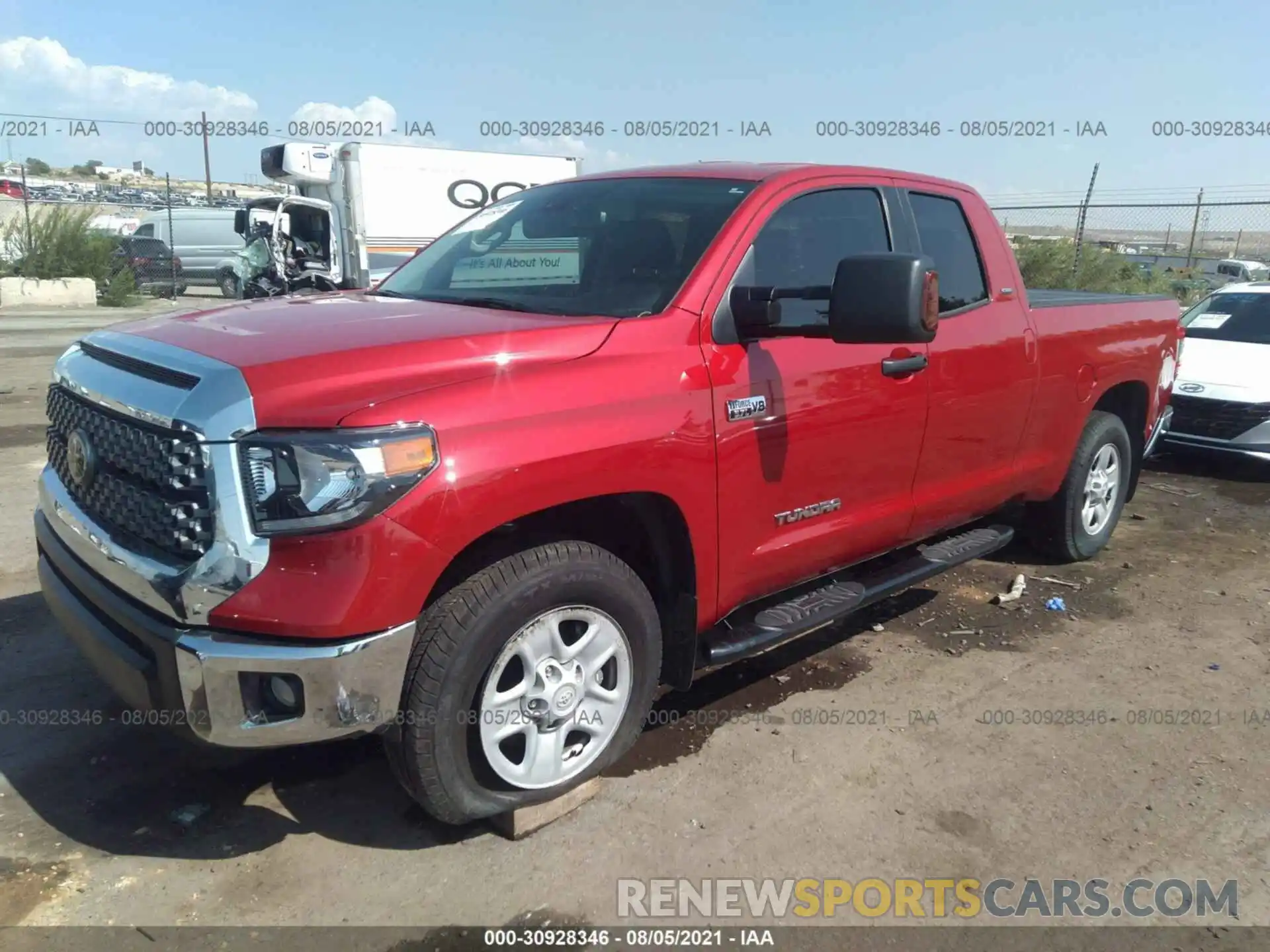 2 Photograph of a damaged car 5TFRY5F11LX270833 TOYOTA TUNDRA 2WD 2020