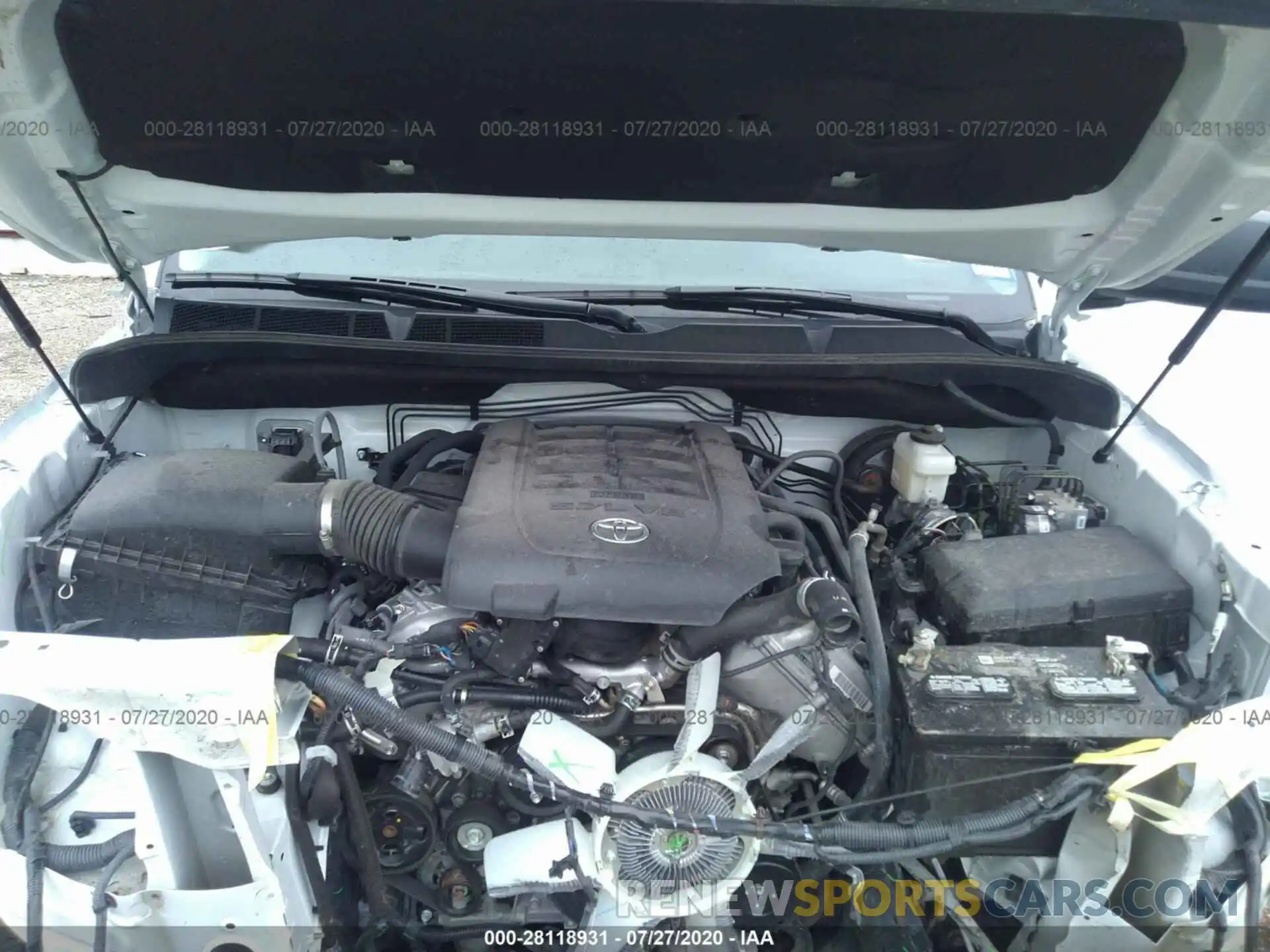 10 Фотография поврежденного автомобиля 5TFRY5F13LX259204 TOYOTA TUNDRA 2WD 2020