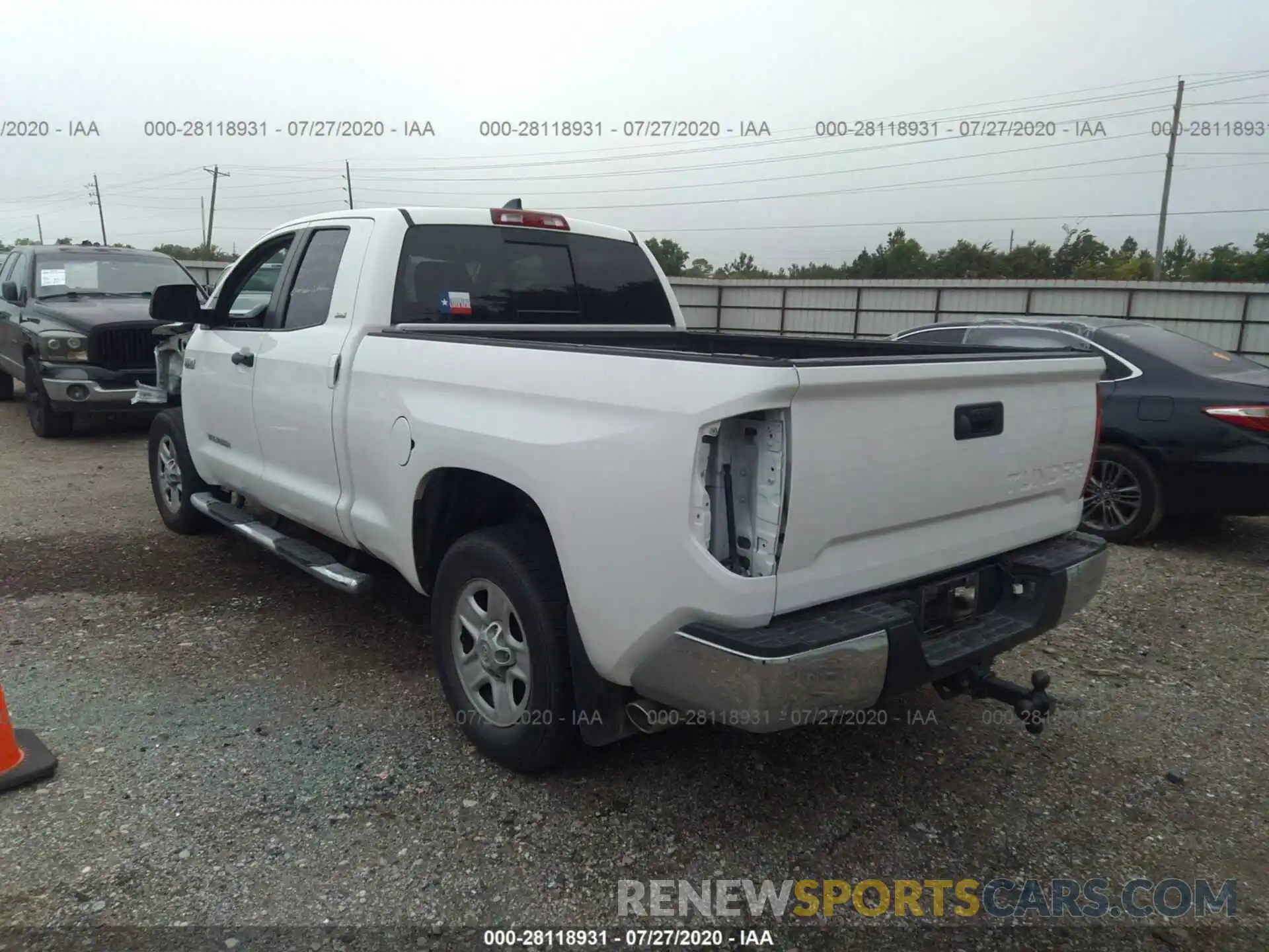 3 Photograph of a damaged car 5TFRY5F13LX259204 TOYOTA TUNDRA 2WD 2020