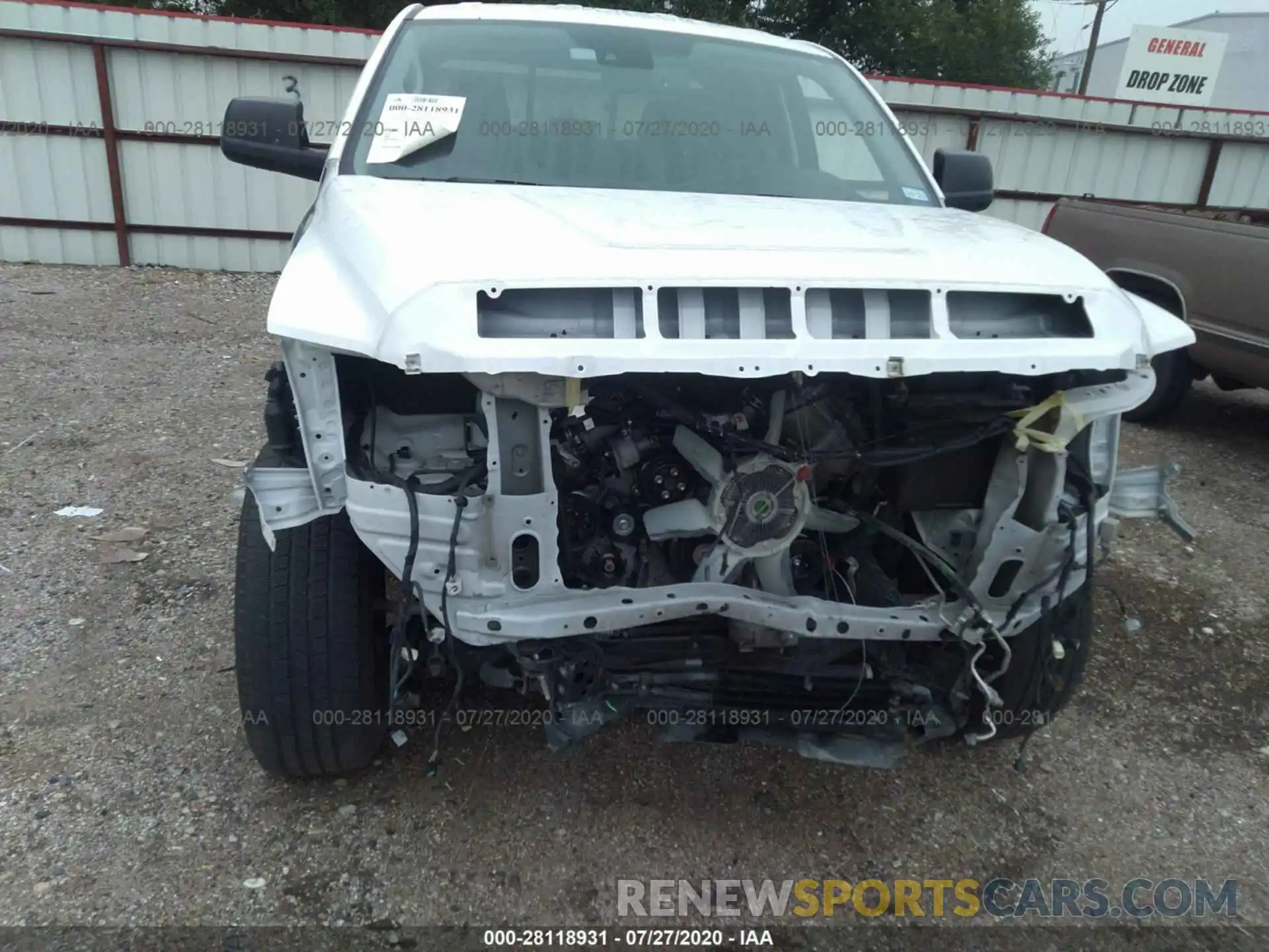 6 Photograph of a damaged car 5TFRY5F13LX259204 TOYOTA TUNDRA 2WD 2020