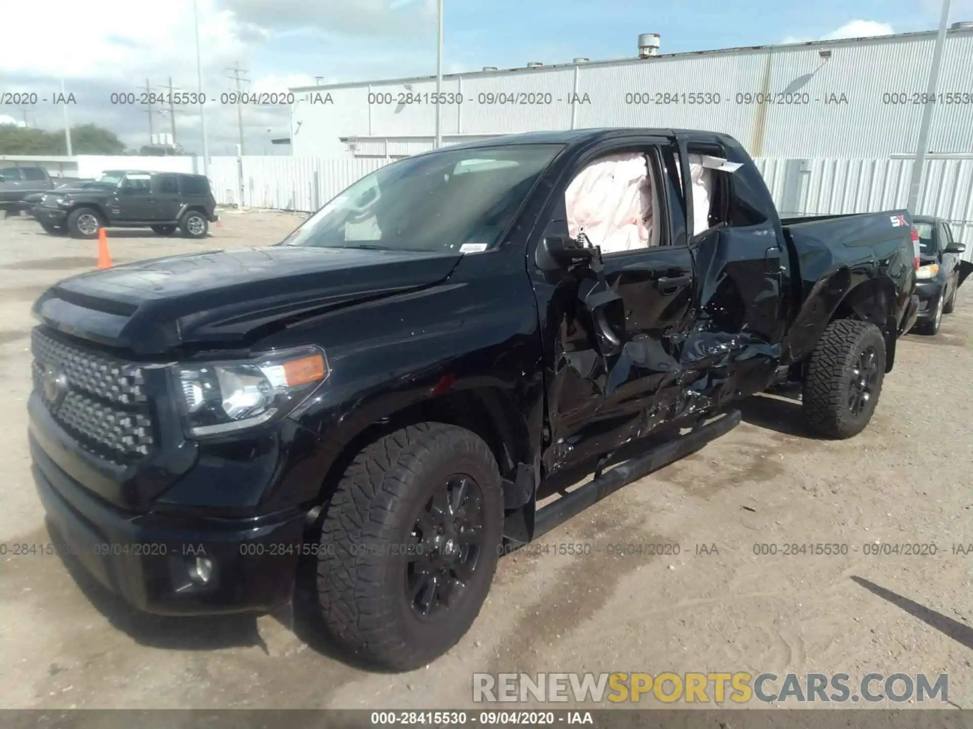 2 Photograph of a damaged car 5TFRY5F13LX270266 TOYOTA TUNDRA 2WD 2020