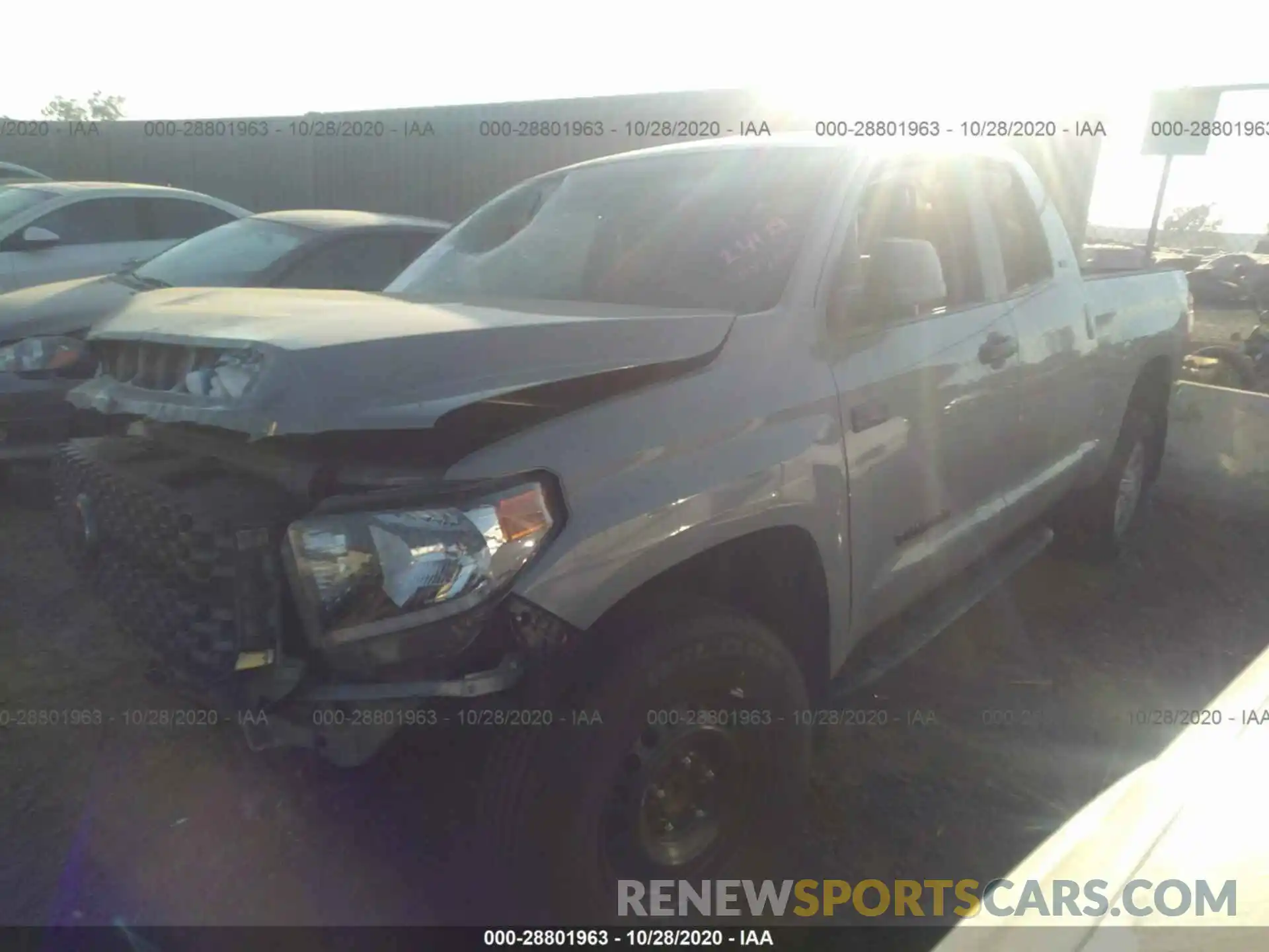 2 Photograph of a damaged car 5TFRY5F14LX265822 TOYOTA TUNDRA 2WD 2020