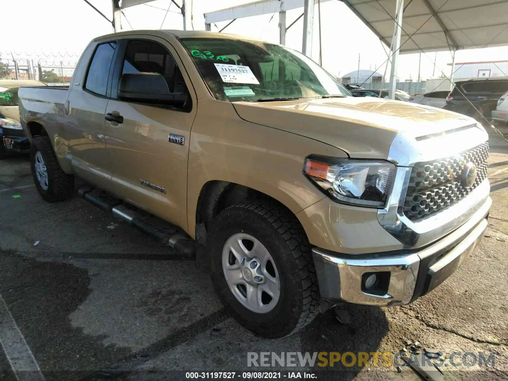 1 Photograph of a damaged car 5TFRY5F18LX258128 TOYOTA TUNDRA 2WD 2020