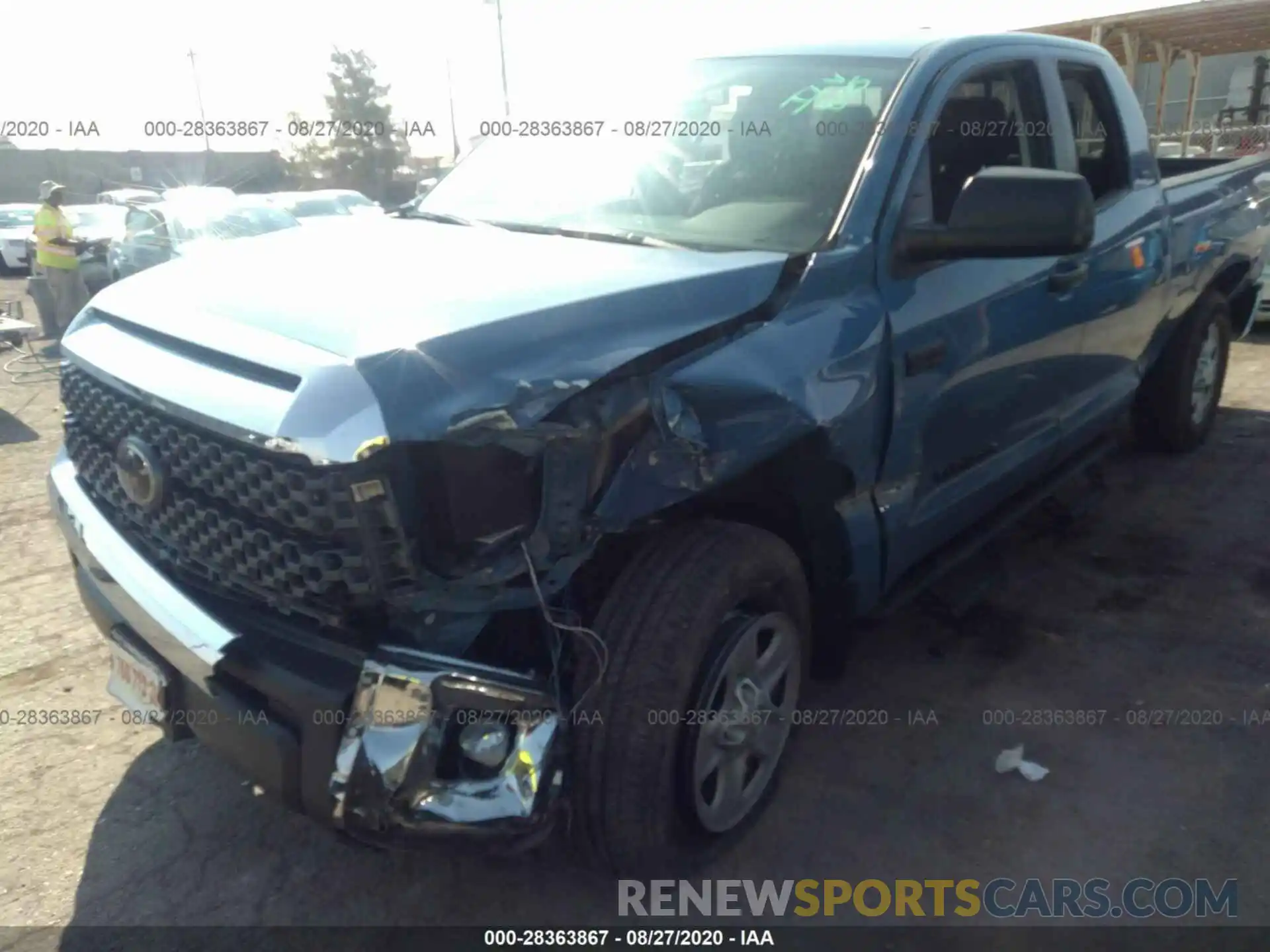 6 Photograph of a damaged car 5TFRY5F18LX265354 TOYOTA TUNDRA 2WD 2020