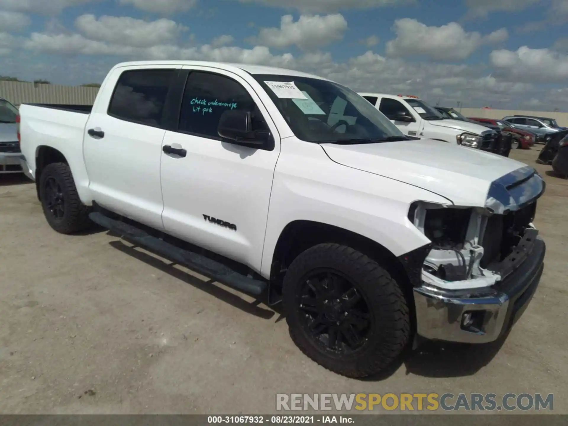 1 Photograph of a damaged car 5TFEY5F10MX275845 TOYOTA TUNDRA 2WD 2021