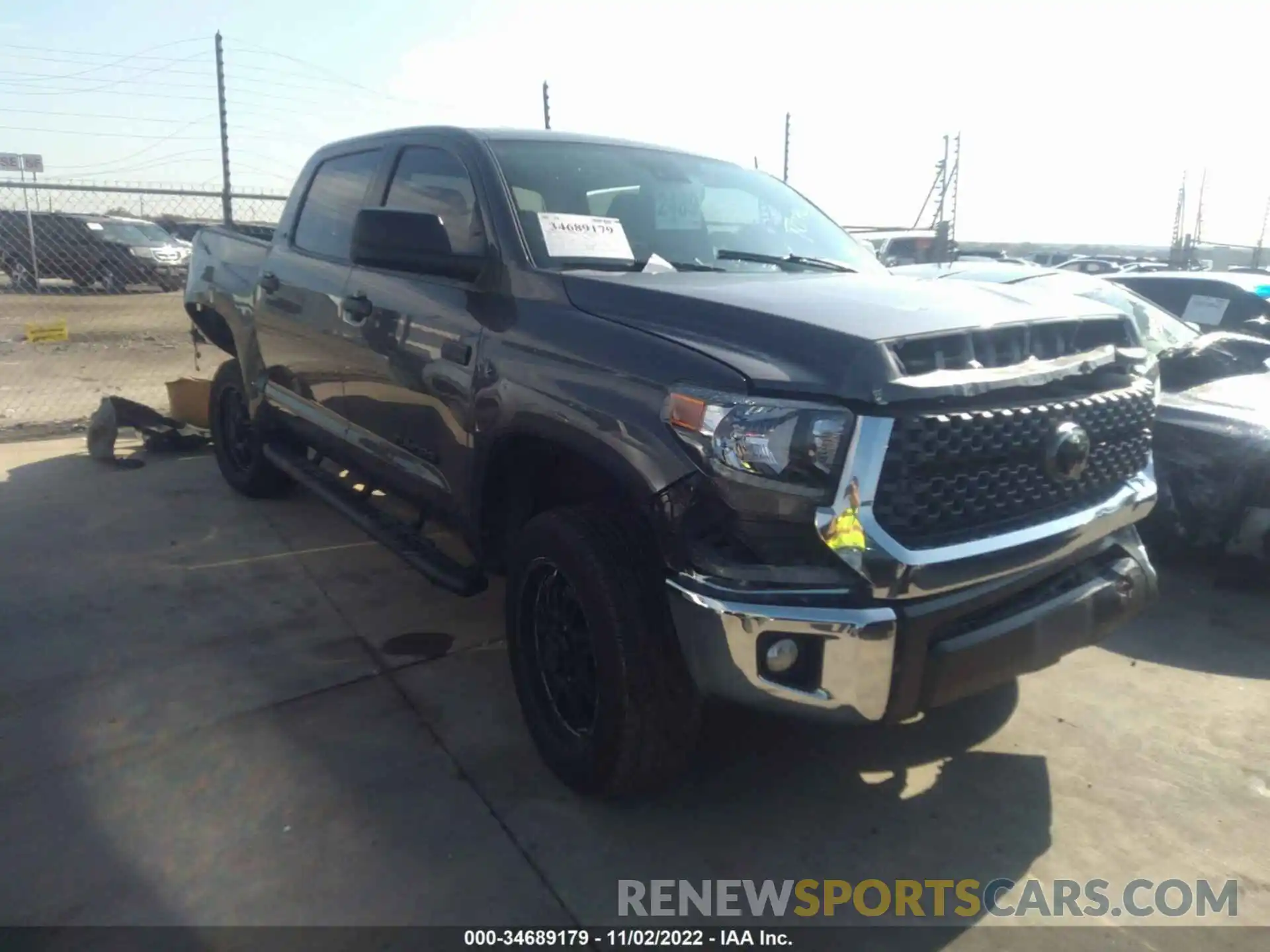 1 Photograph of a damaged car 5TFEY5F10MX287848 TOYOTA TUNDRA 2WD 2021