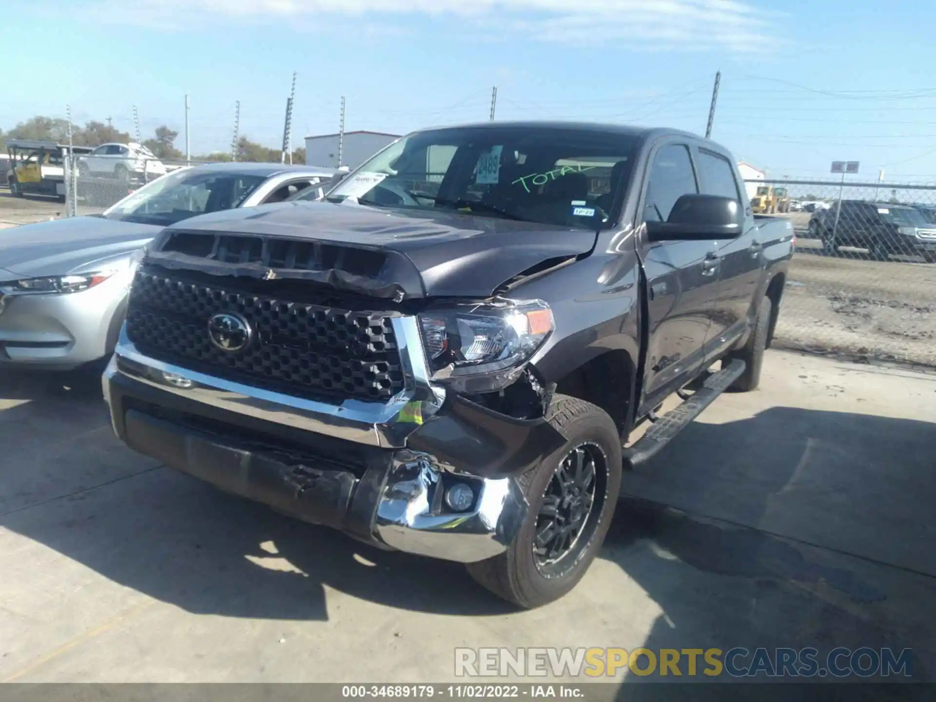 6 Photograph of a damaged car 5TFEY5F10MX287848 TOYOTA TUNDRA 2WD 2021