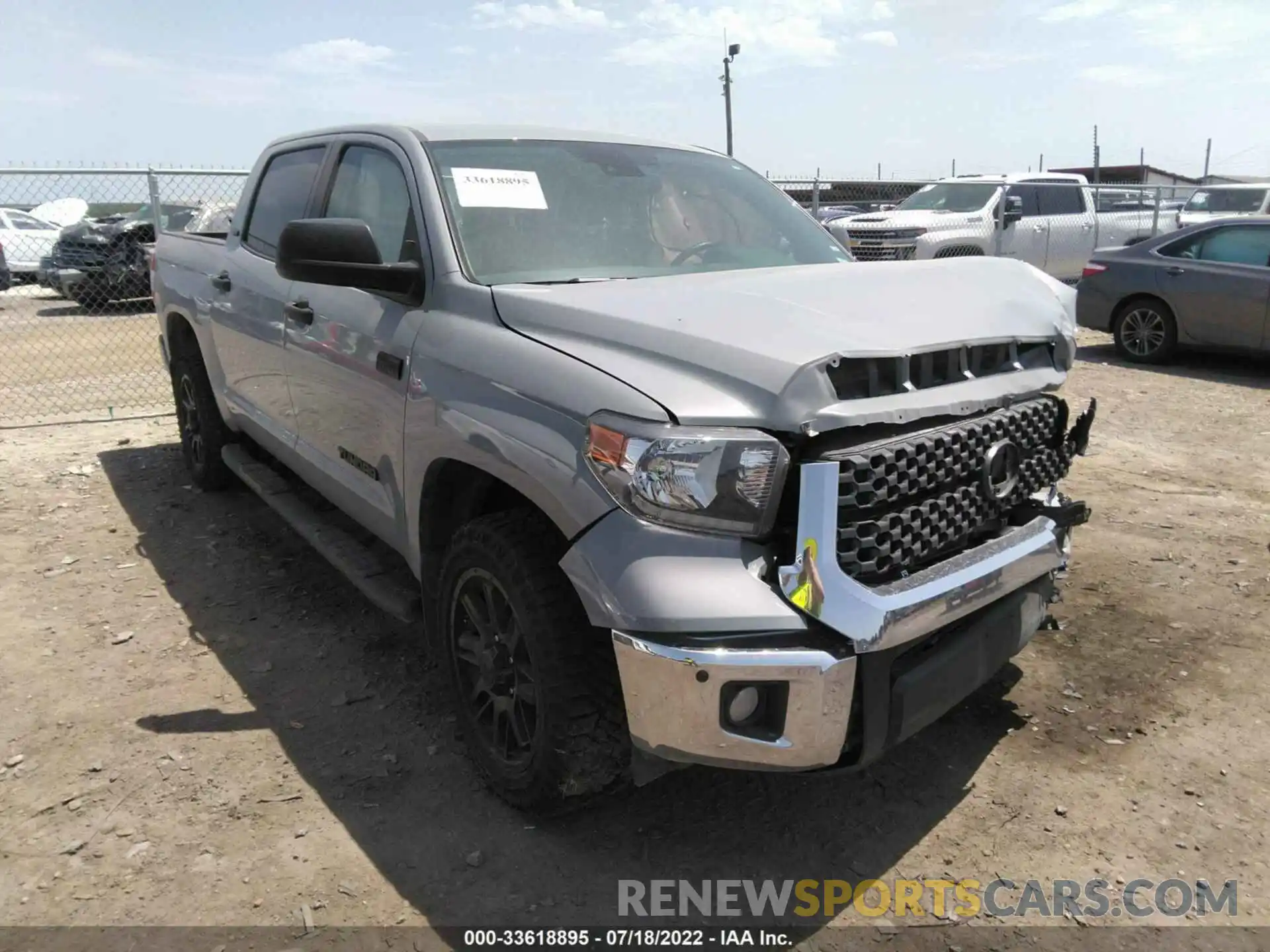 1 Photograph of a damaged car 5TFEY5F10MX292225 TOYOTA TUNDRA 2WD 2021