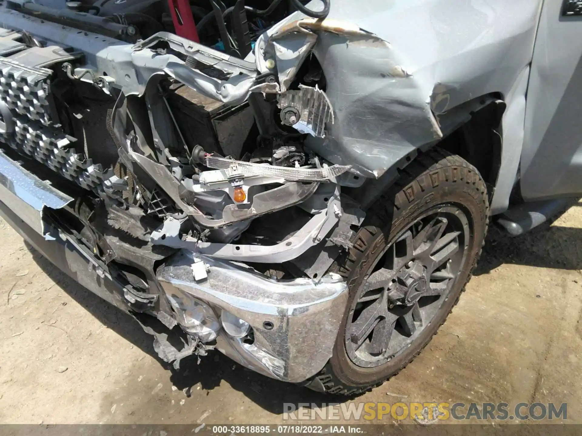 6 Photograph of a damaged car 5TFEY5F10MX292225 TOYOTA TUNDRA 2WD 2021