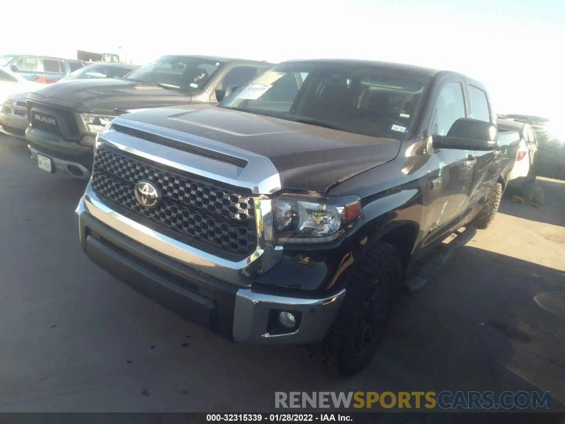 2 Photograph of a damaged car 5TFEY5F10MX299241 TOYOTA TUNDRA 2WD 2021