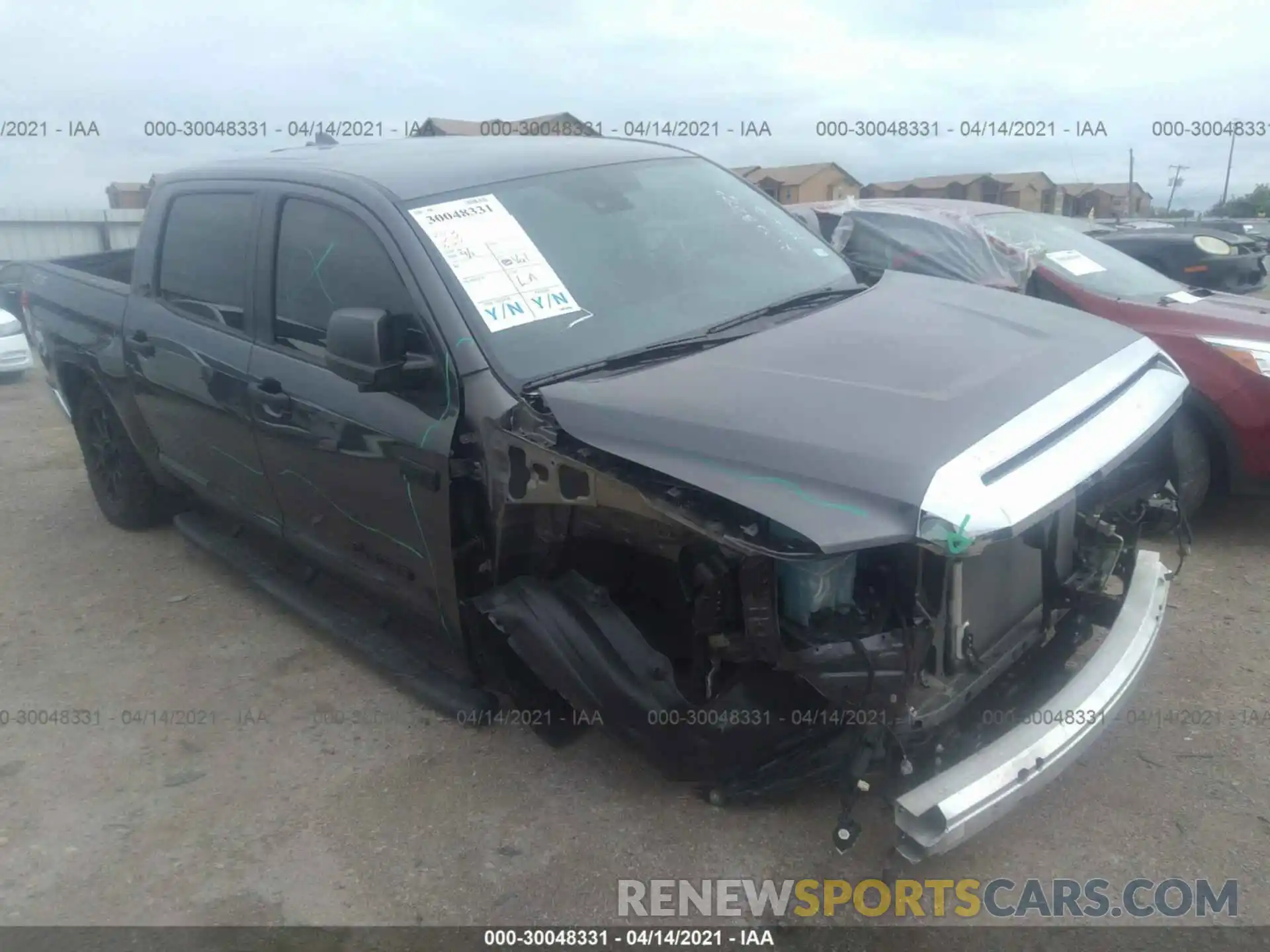 1 Photograph of a damaged car 5TFEY5F11MX275871 TOYOTA TUNDRA 2WD 2021