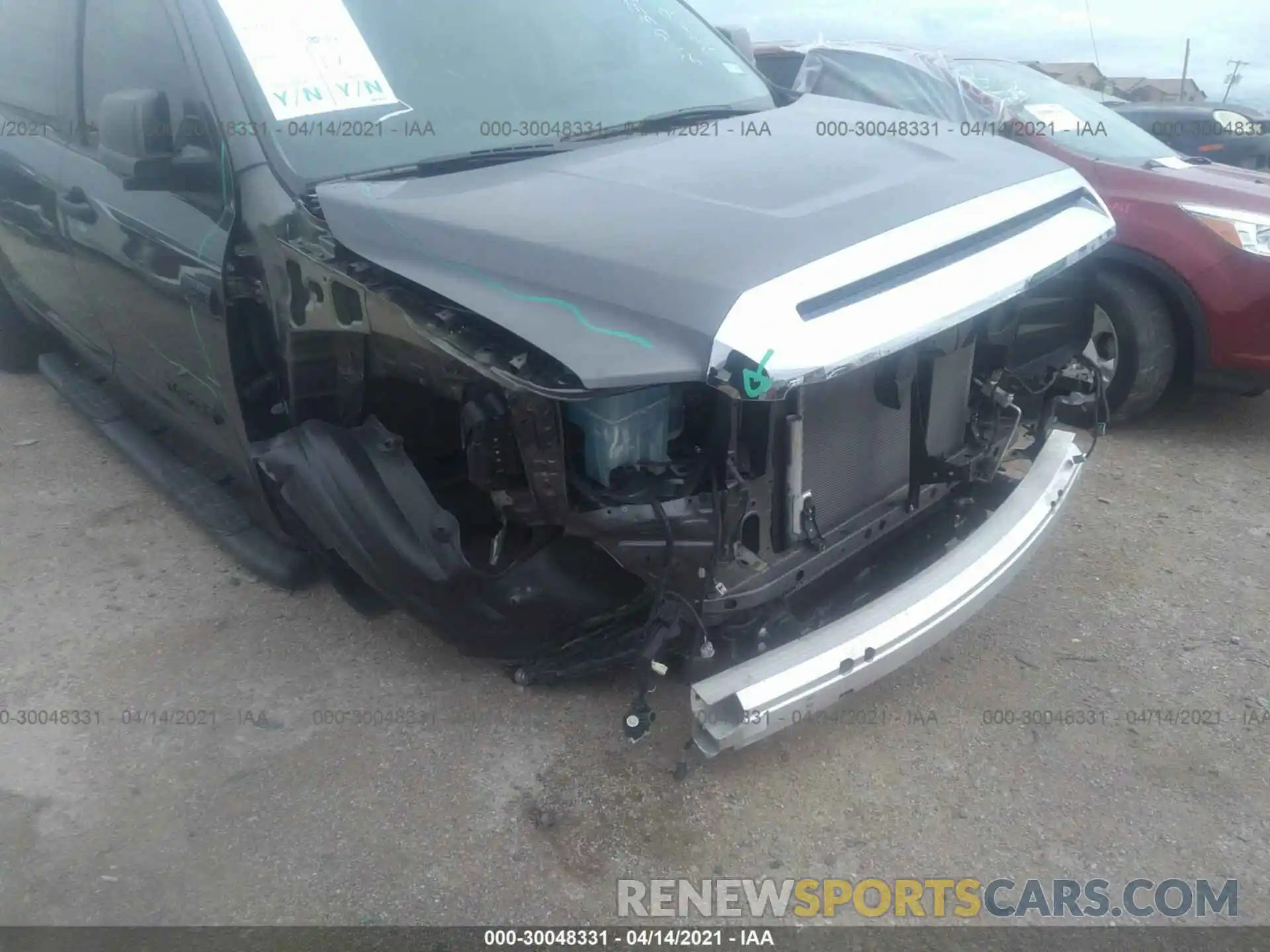 6 Photograph of a damaged car 5TFEY5F11MX275871 TOYOTA TUNDRA 2WD 2021