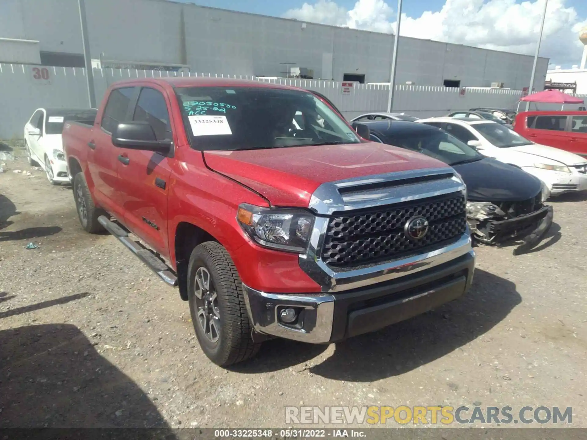 1 Photograph of a damaged car 5TFEY5F11MX277202 TOYOTA TUNDRA 2WD 2021