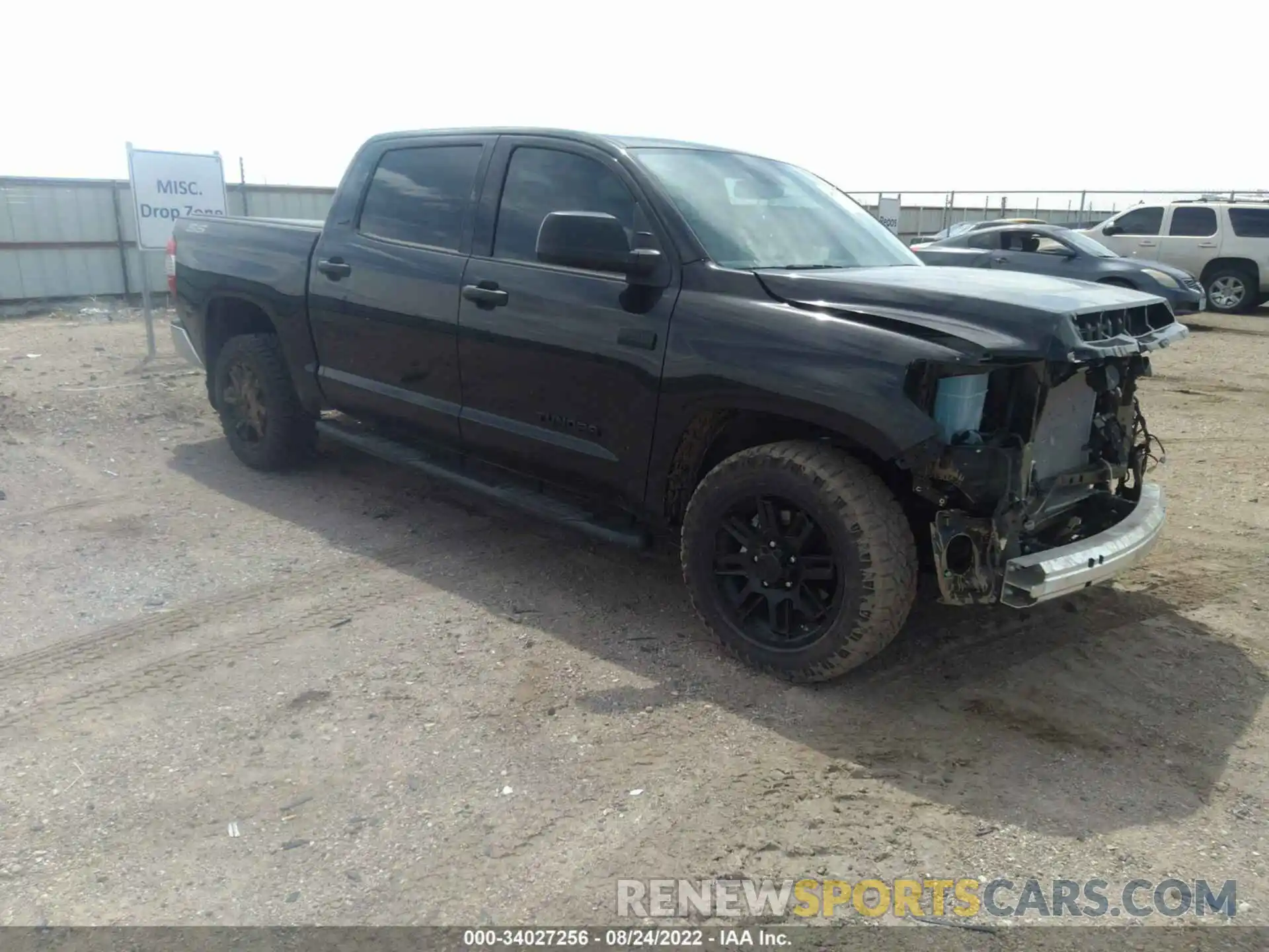 1 Photograph of a damaged car 5TFEY5F11MX287583 TOYOTA TUNDRA 2WD 2021