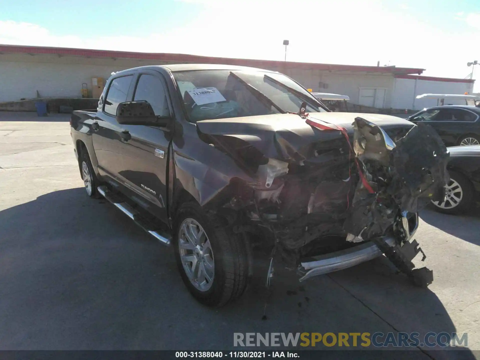 1 Photograph of a damaged car 5TFEY5F12MX274812 TOYOTA TUNDRA 2WD 2021