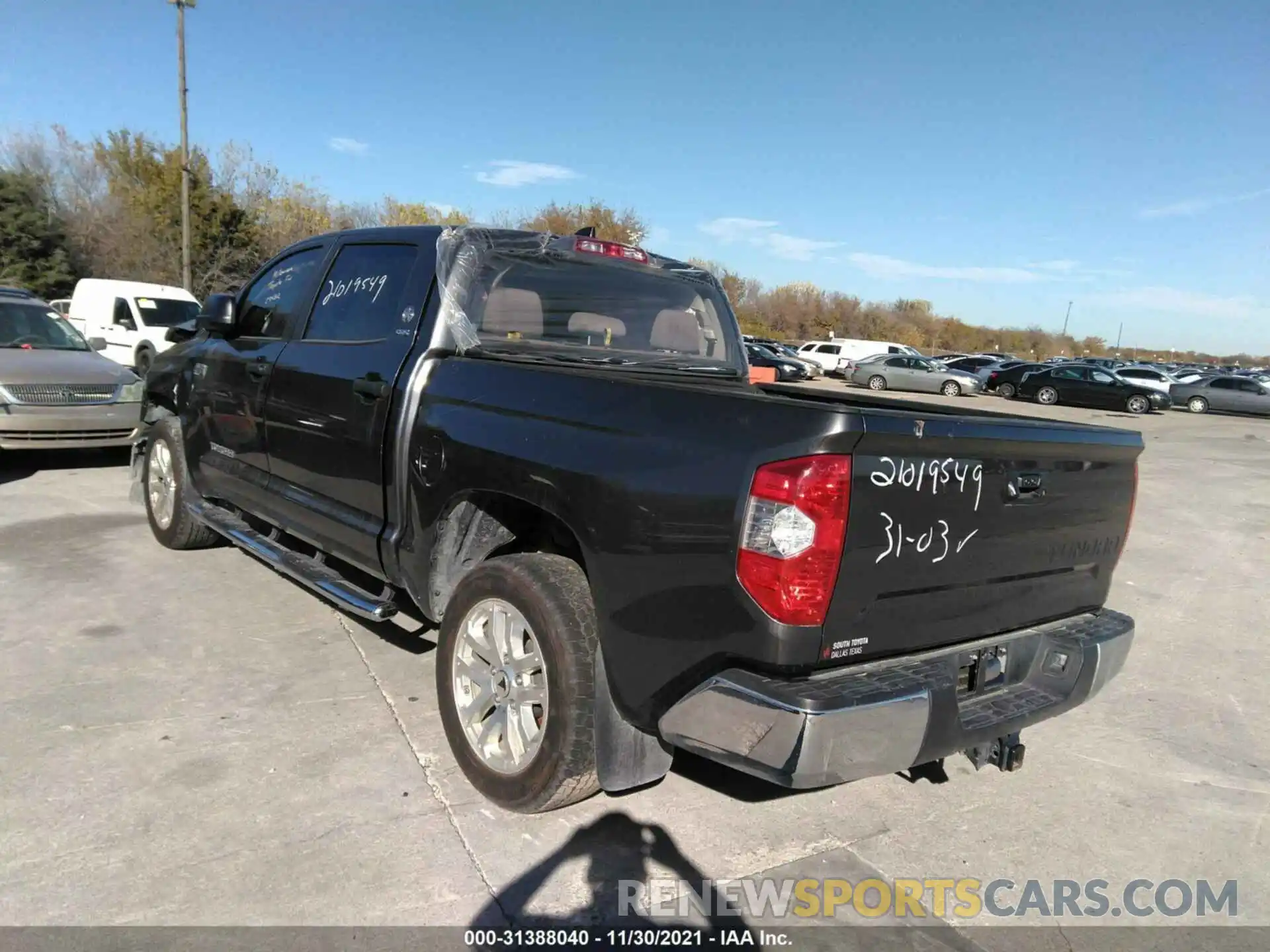 3 Photograph of a damaged car 5TFEY5F12MX274812 TOYOTA TUNDRA 2WD 2021