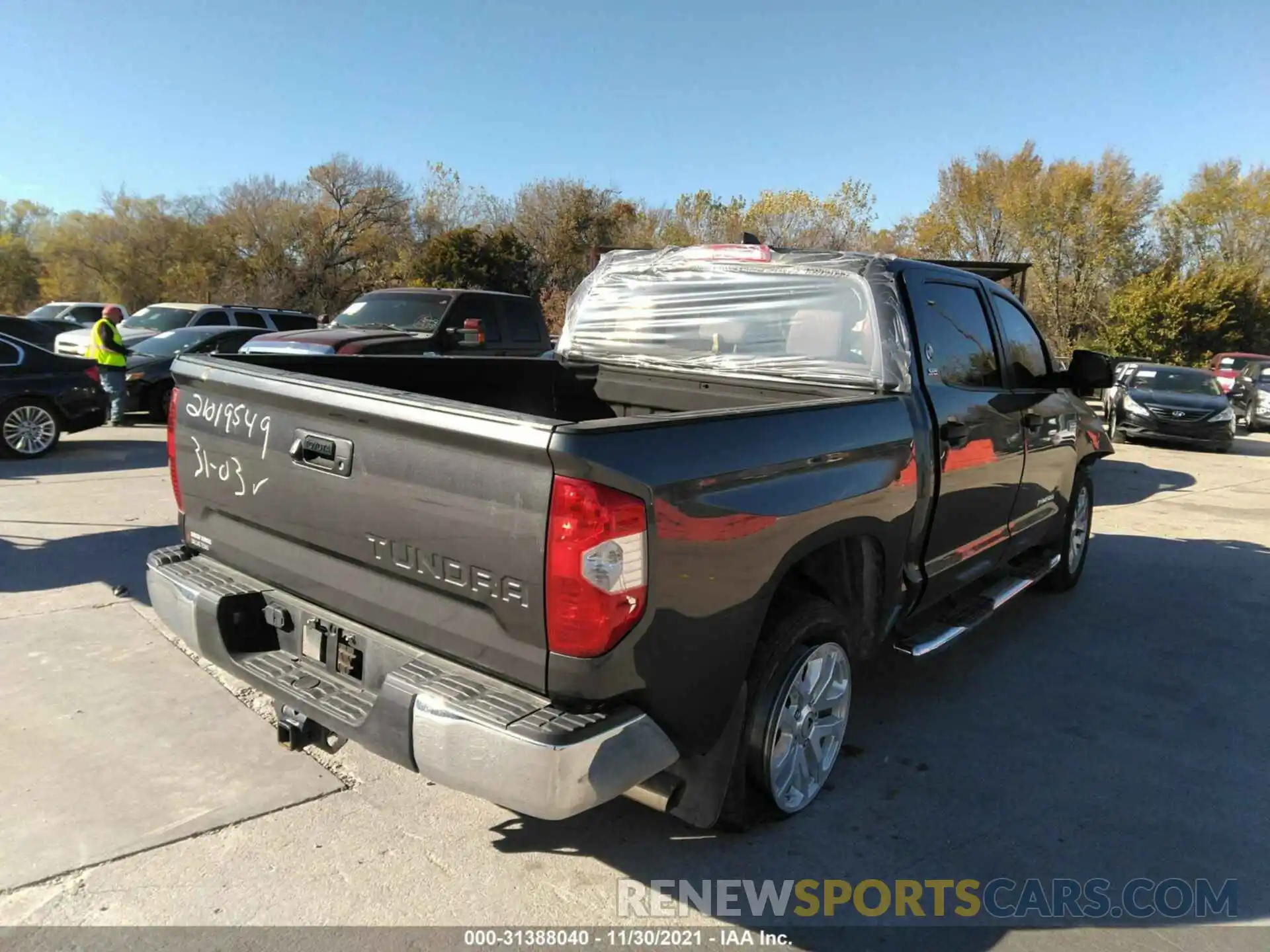 4 Photograph of a damaged car 5TFEY5F12MX274812 TOYOTA TUNDRA 2WD 2021