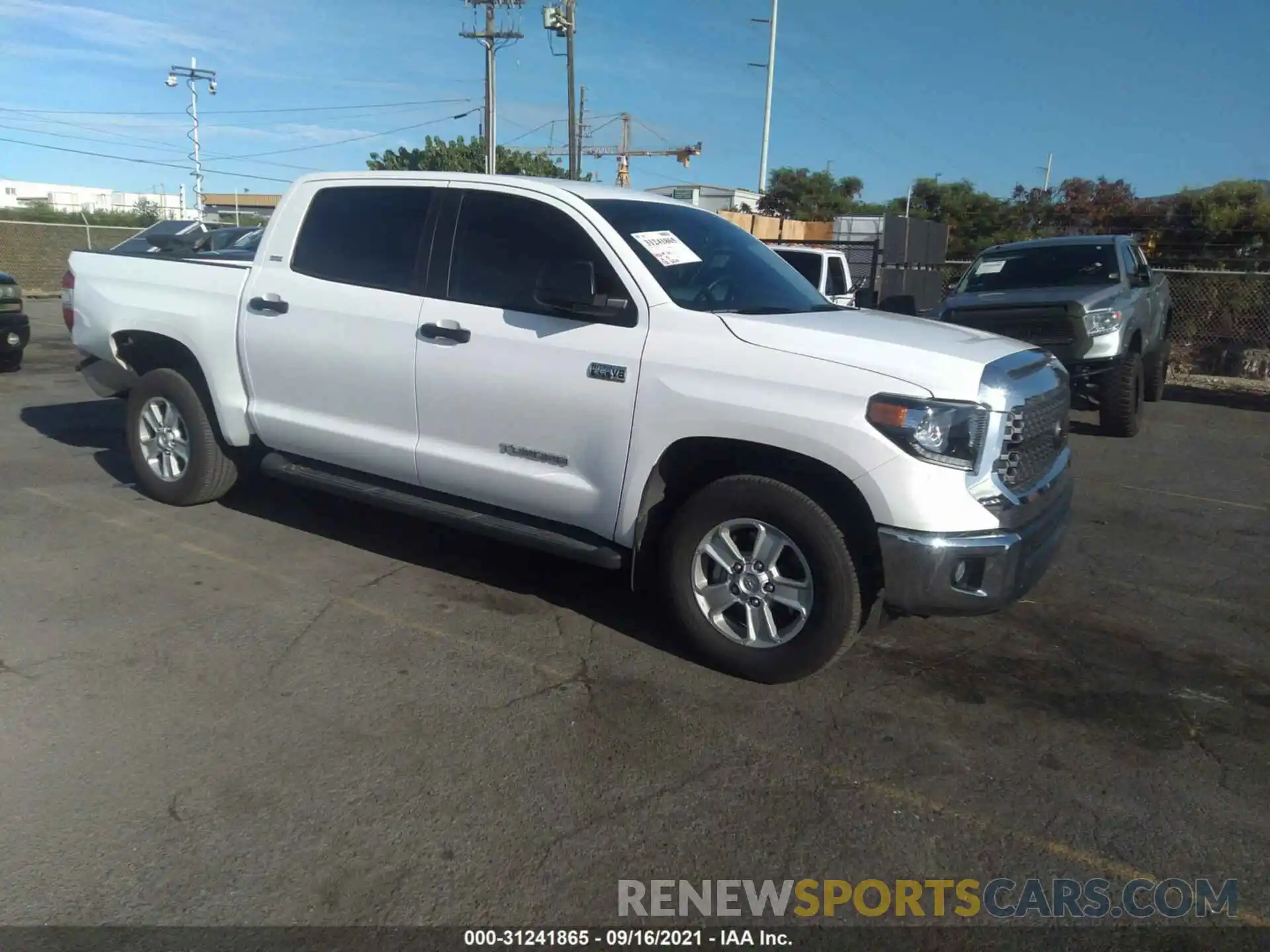 1 Photograph of a damaged car 5TFEY5F13MX278867 TOYOTA TUNDRA 2WD 2021