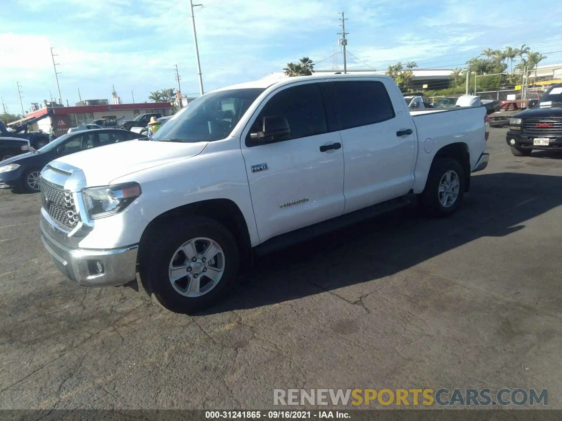 2 Photograph of a damaged car 5TFEY5F13MX278867 TOYOTA TUNDRA 2WD 2021