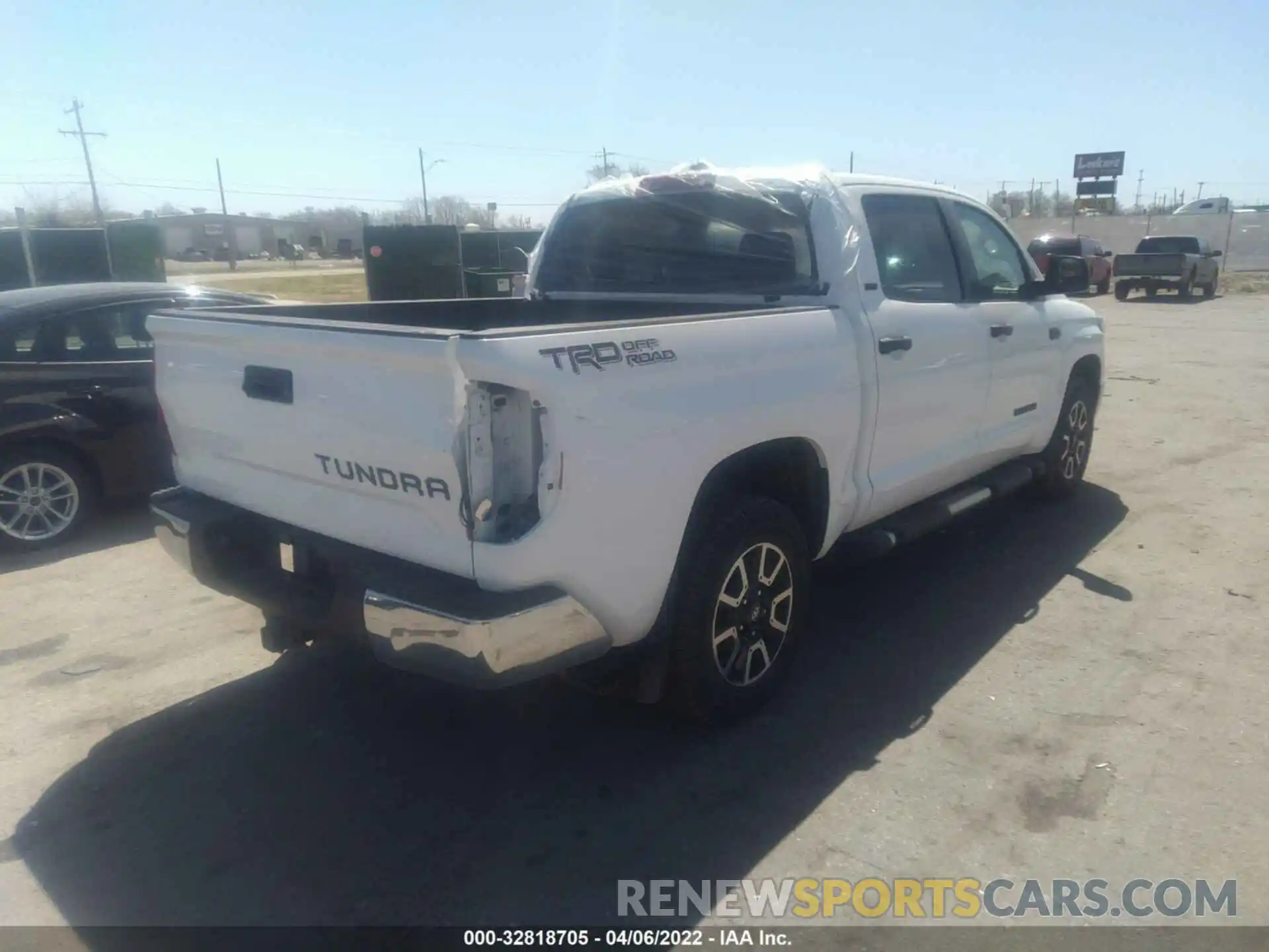 4 Фотография поврежденного автомобиля 5TFEY5F13MX289528 TOYOTA TUNDRA 2WD 2021