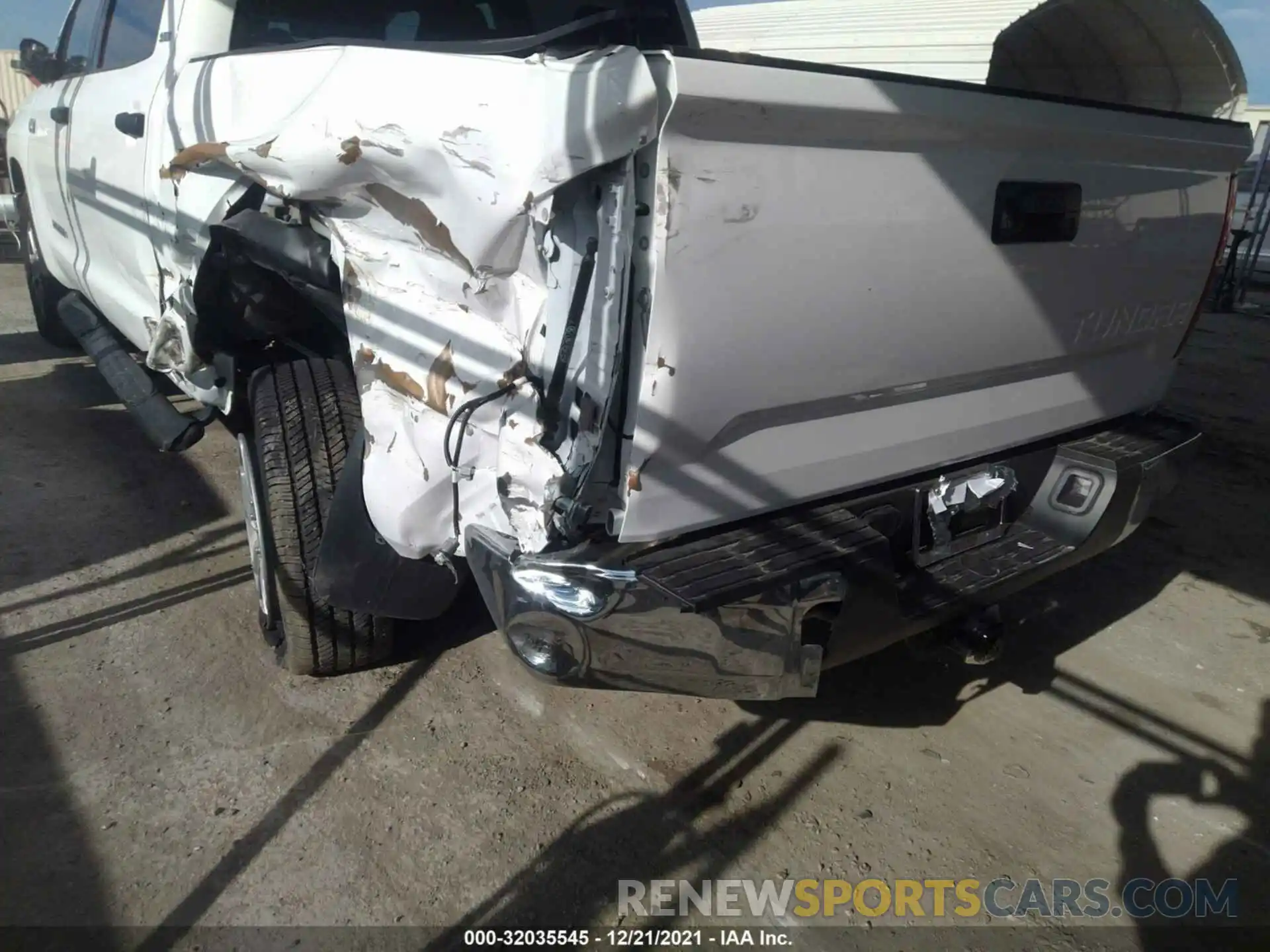 6 Photograph of a damaged car 5TFEY5F13MX296690 TOYOTA TUNDRA 2WD 2021