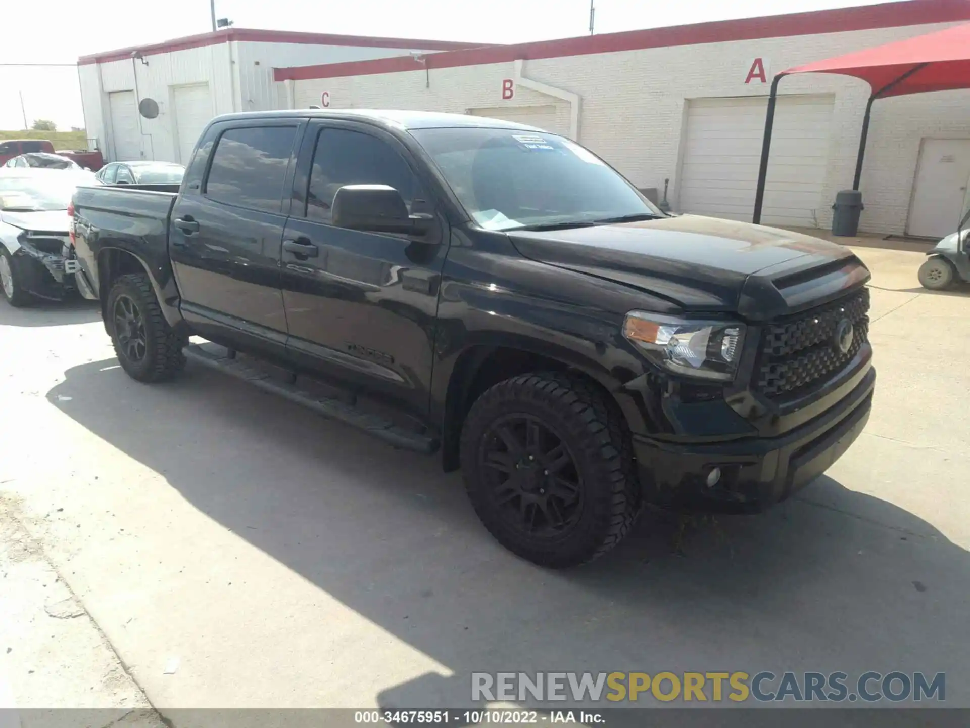 1 Photograph of a damaged car 5TFEY5F13MX297077 TOYOTA TUNDRA 2WD 2021