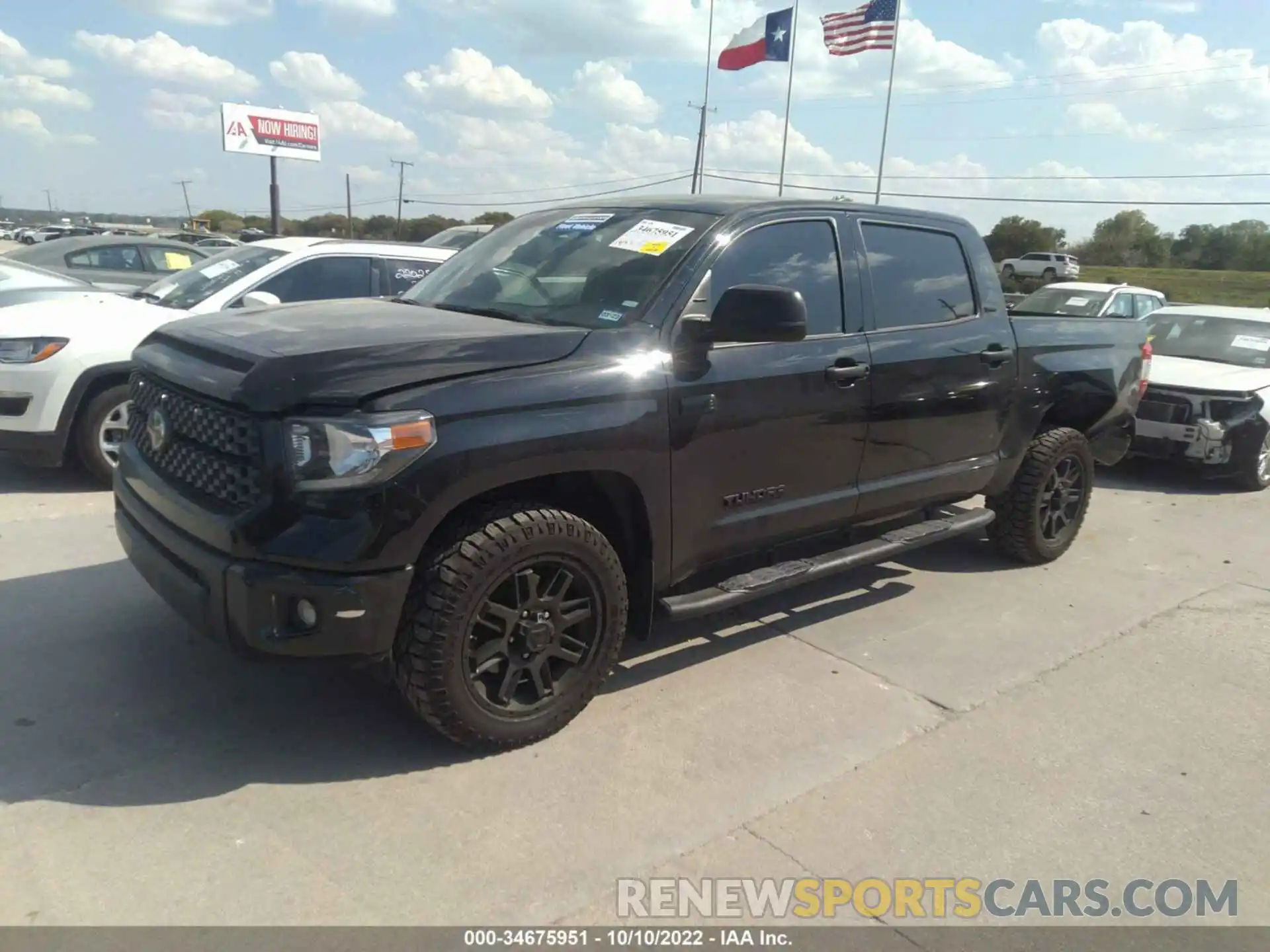 2 Photograph of a damaged car 5TFEY5F13MX297077 TOYOTA TUNDRA 2WD 2021