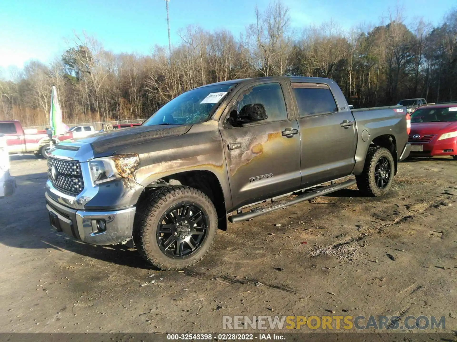 2 Photograph of a damaged car 5TFEY5F14MX278649 TOYOTA TUNDRA 2WD 2021