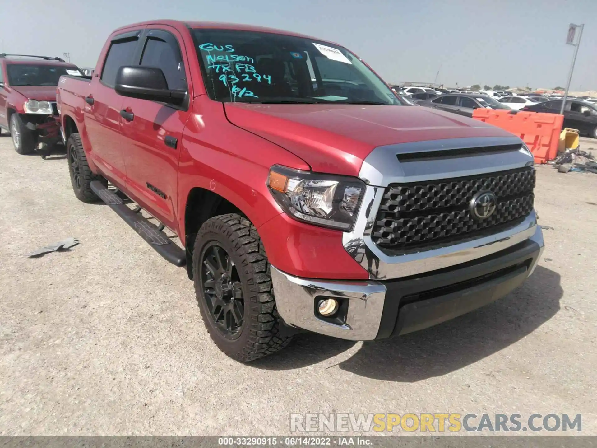 1 Photograph of a damaged car 5TFEY5F14MX284144 TOYOTA TUNDRA 2WD 2021