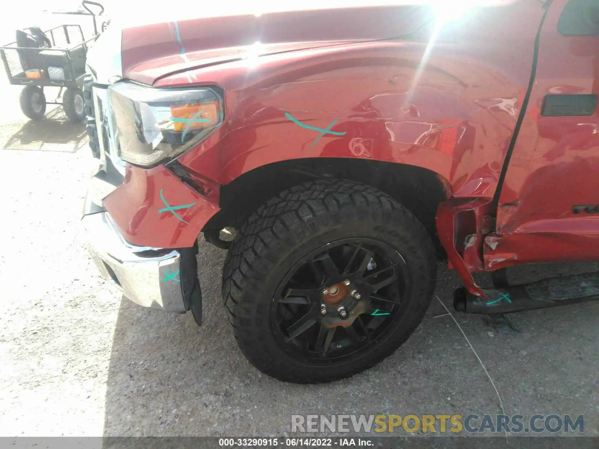 12 Photograph of a damaged car 5TFEY5F14MX284144 TOYOTA TUNDRA 2WD 2021