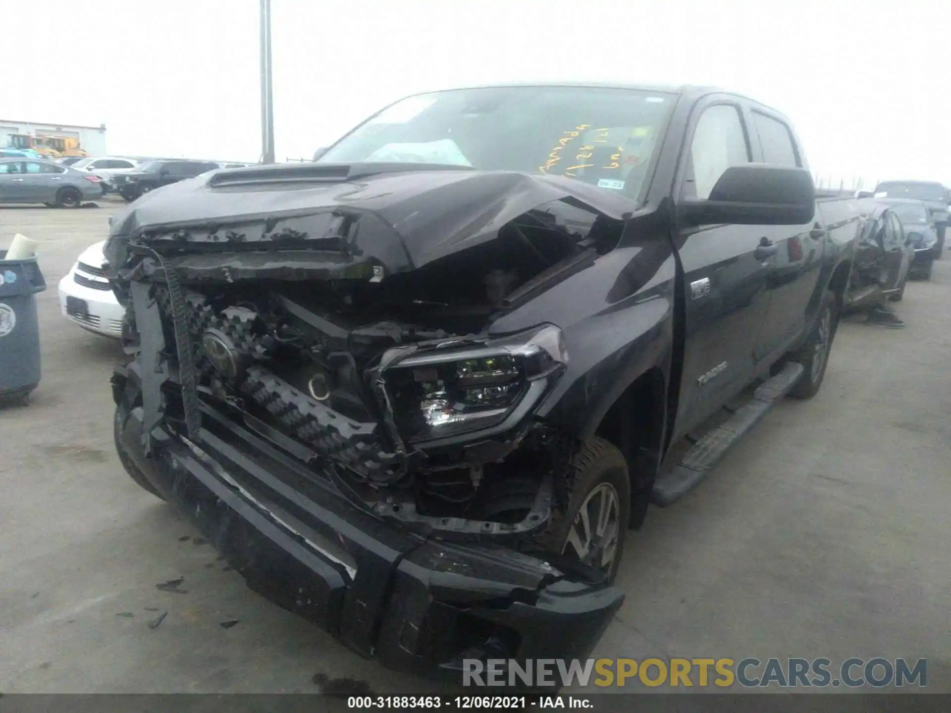 2 Photograph of a damaged car 5TFEY5F15MX283715 TOYOTA TUNDRA 2WD 2021