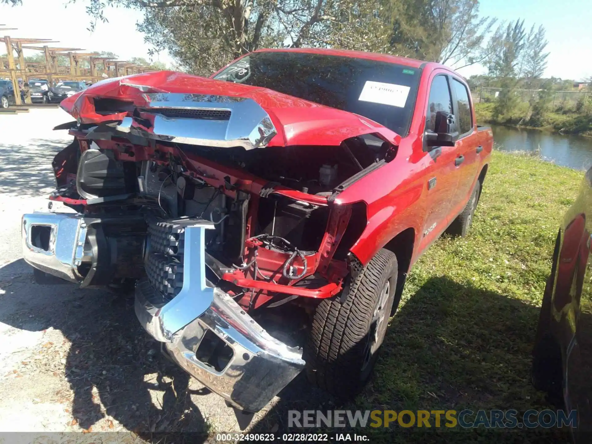 2 Photograph of a damaged car 5TFEY5F15MX287778 TOYOTA TUNDRA 2WD 2021