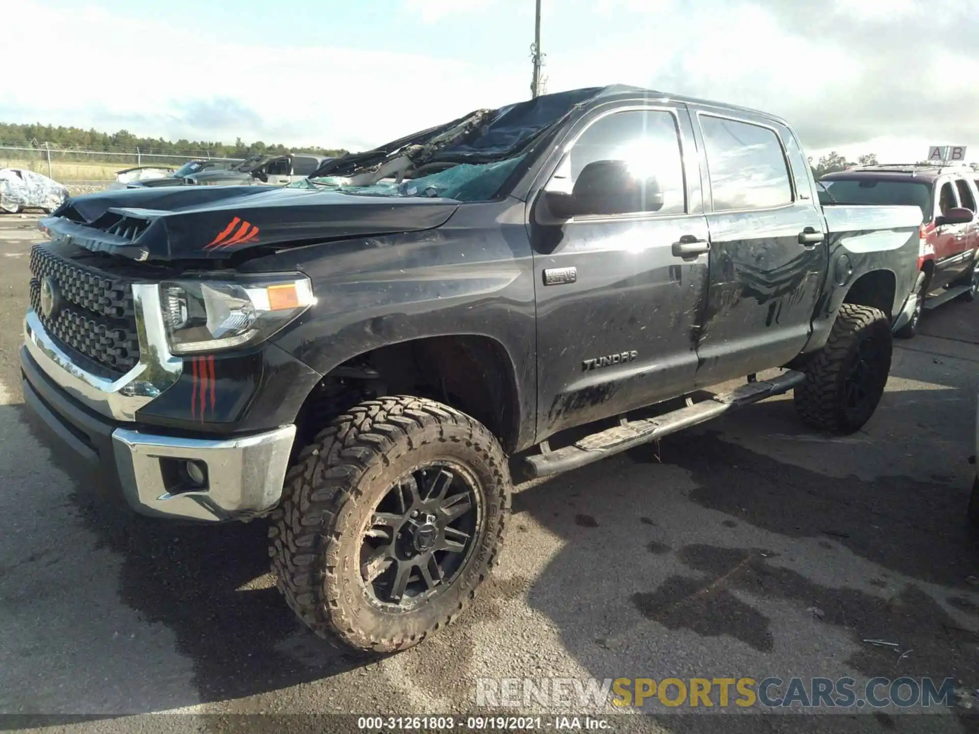 2 Photograph of a damaged car 5TFEY5F16MX274117 TOYOTA TUNDRA 2WD 2021