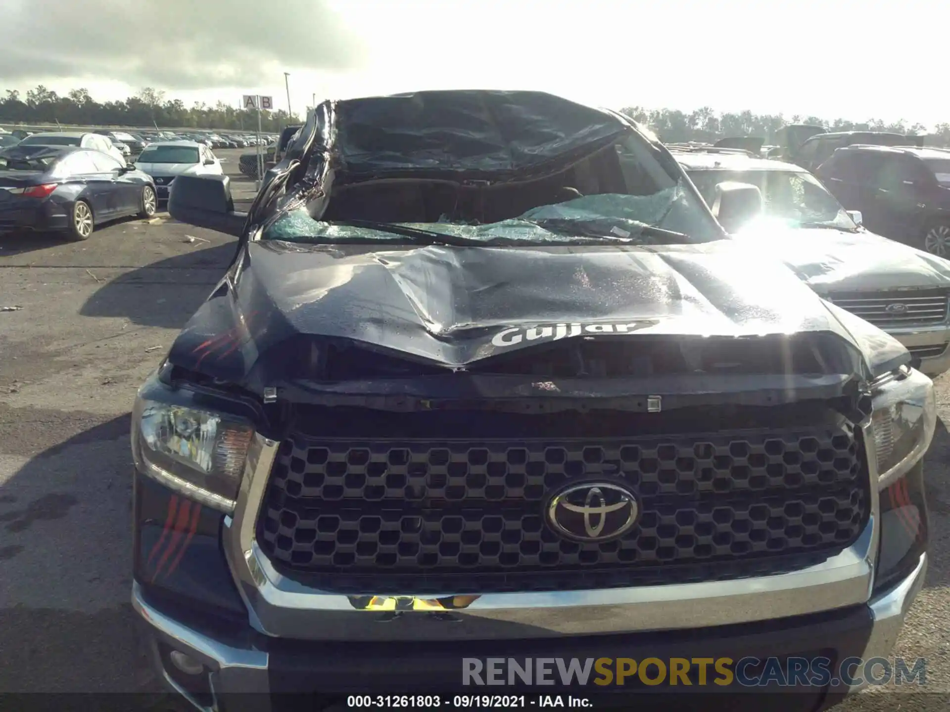 6 Photograph of a damaged car 5TFEY5F16MX274117 TOYOTA TUNDRA 2WD 2021