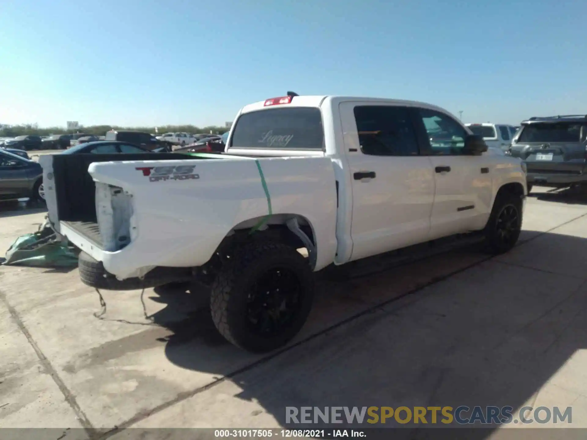 4 Photograph of a damaged car 5TFEY5F16MX275848 TOYOTA TUNDRA 2WD 2021