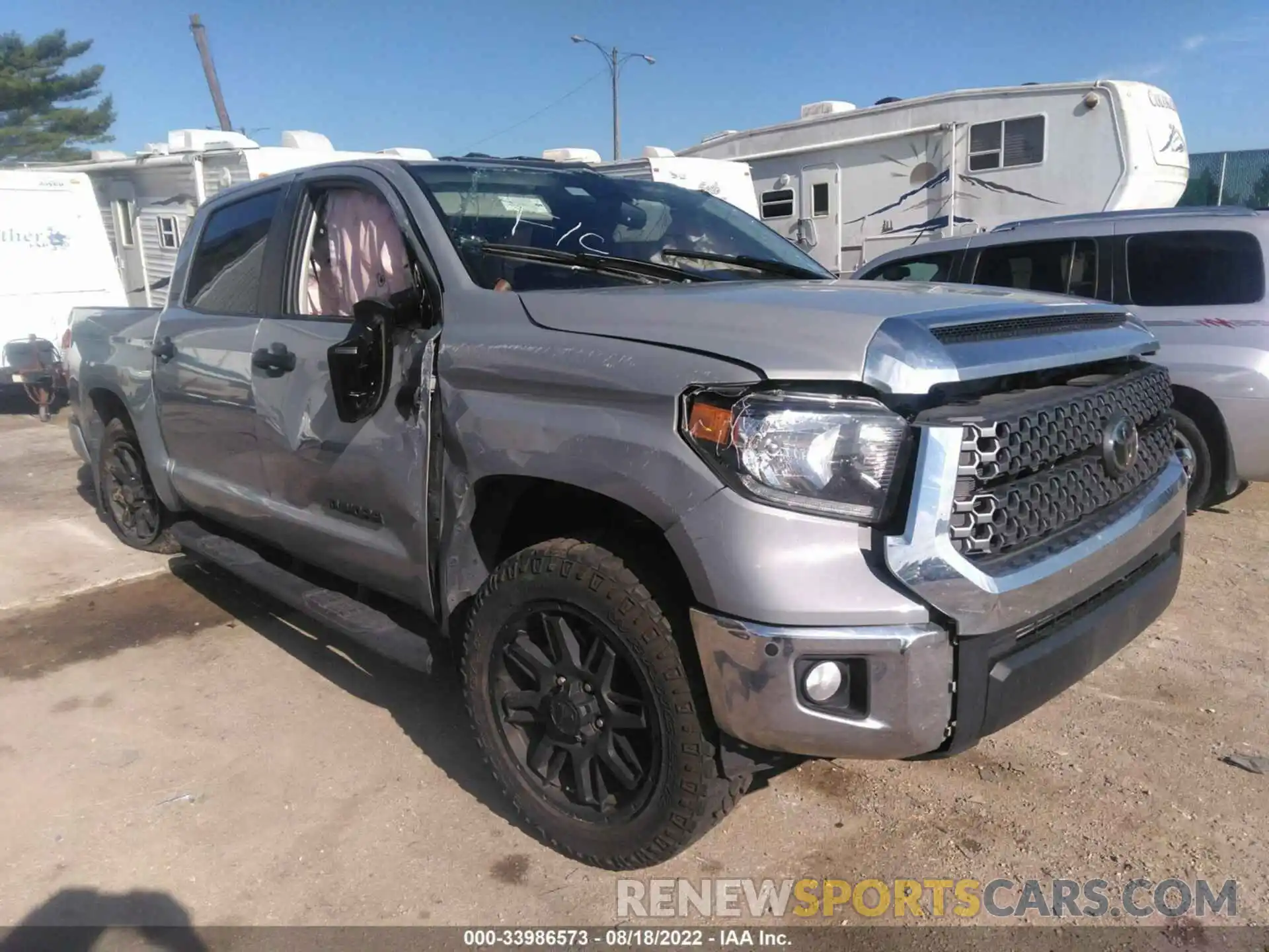 1 Photograph of a damaged car 5TFEY5F16MX283075 TOYOTA TUNDRA 2WD 2021