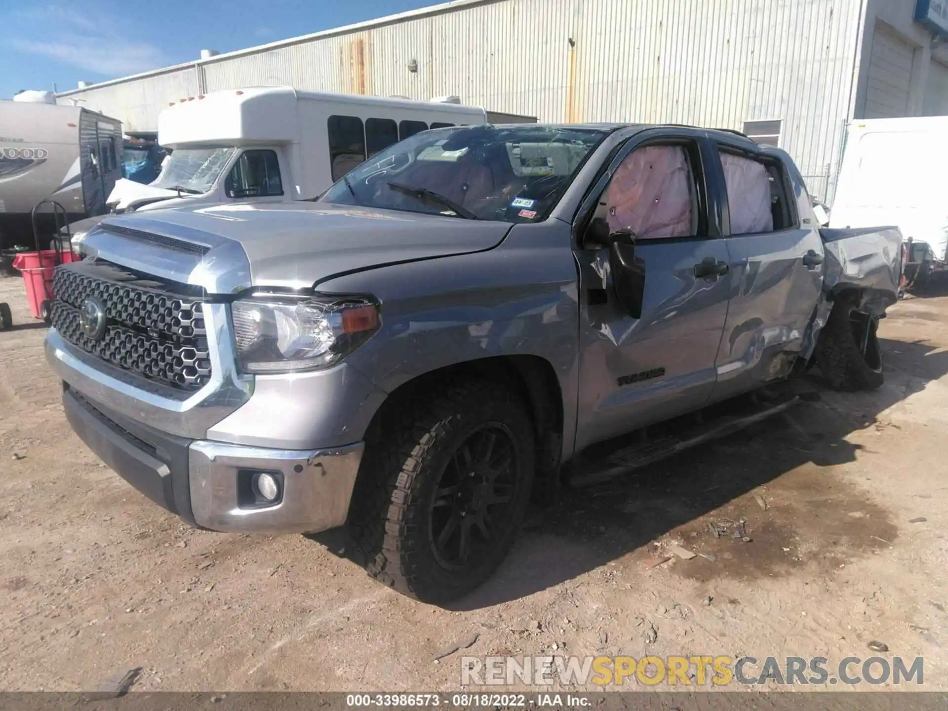 2 Photograph of a damaged car 5TFEY5F16MX283075 TOYOTA TUNDRA 2WD 2021