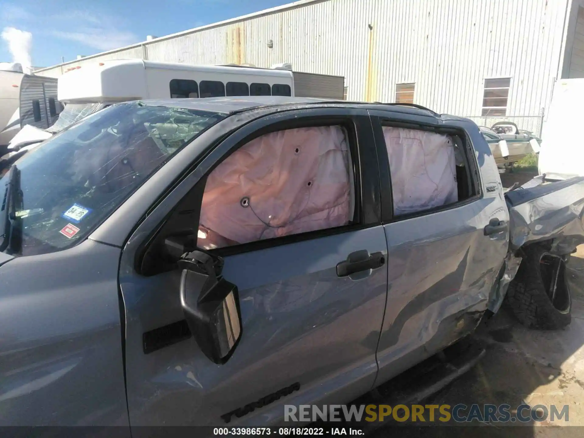 6 Photograph of a damaged car 5TFEY5F16MX283075 TOYOTA TUNDRA 2WD 2021