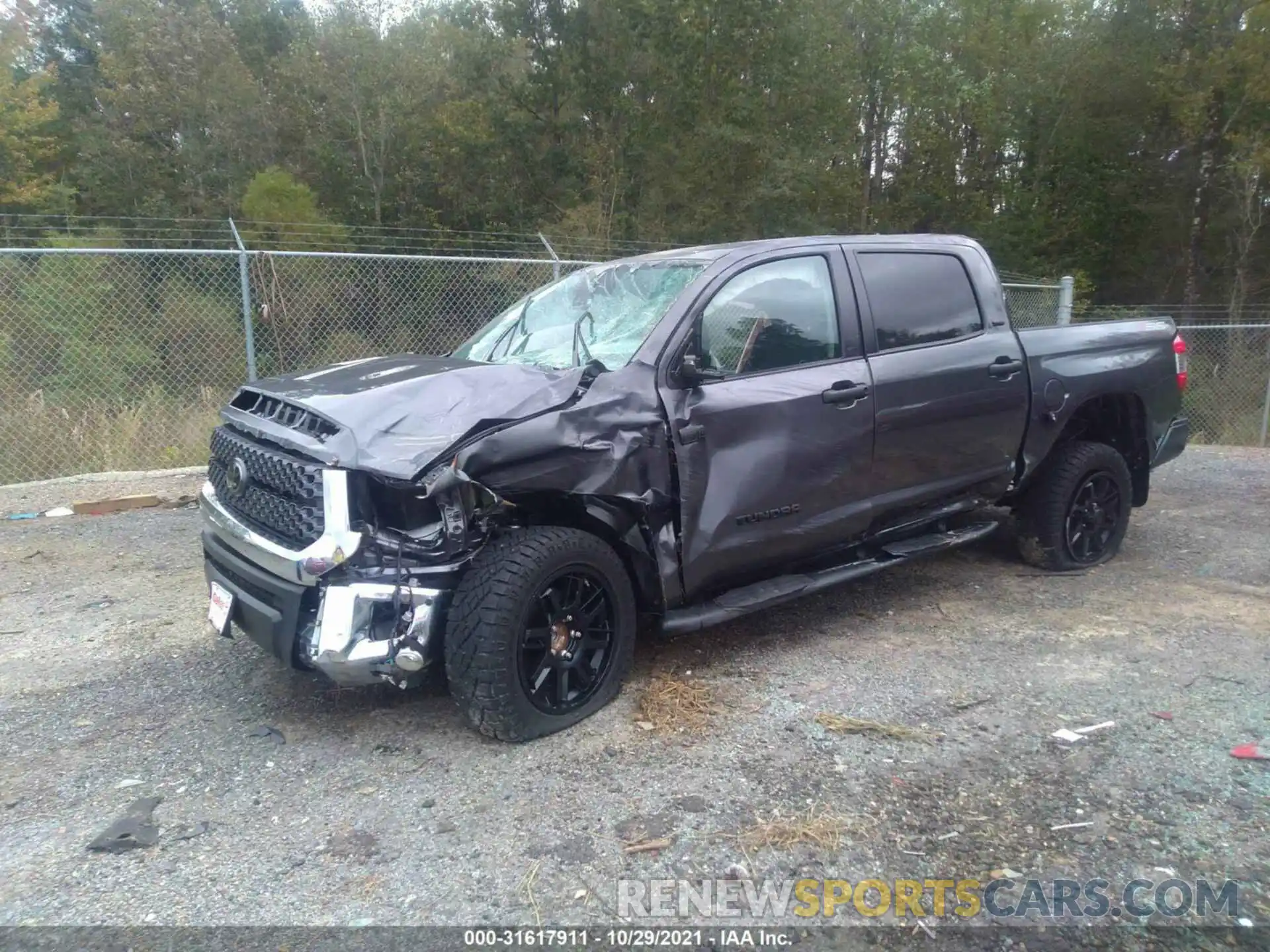 2 Photograph of a damaged car 5TFEY5F17MX290293 TOYOTA TUNDRA 2WD 2021