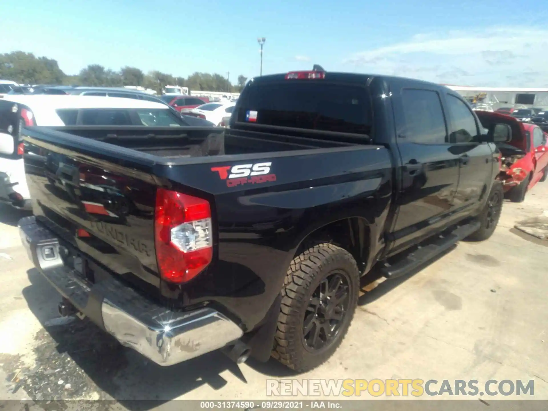 4 Photograph of a damaged car 5TFEY5F17MX293713 TOYOTA TUNDRA 2WD 2021